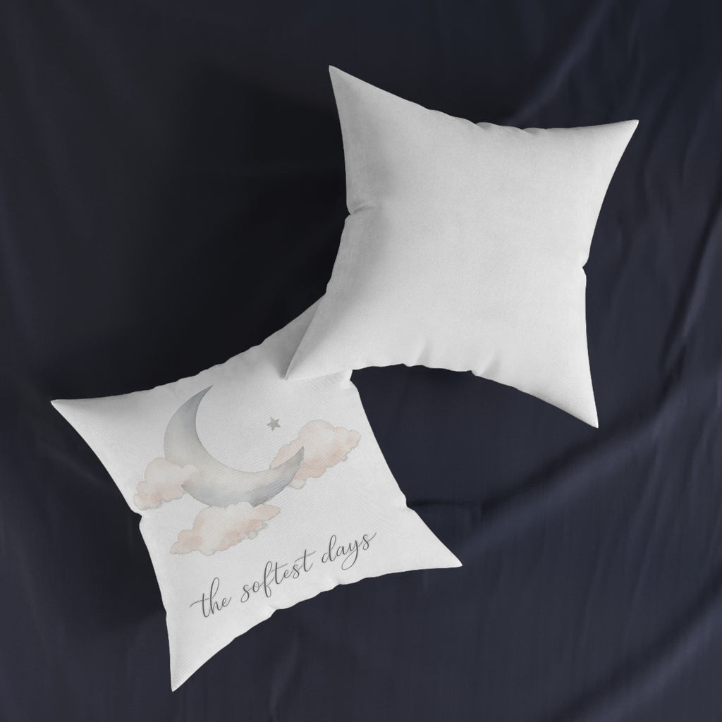 The Softest Days Throw Pillow