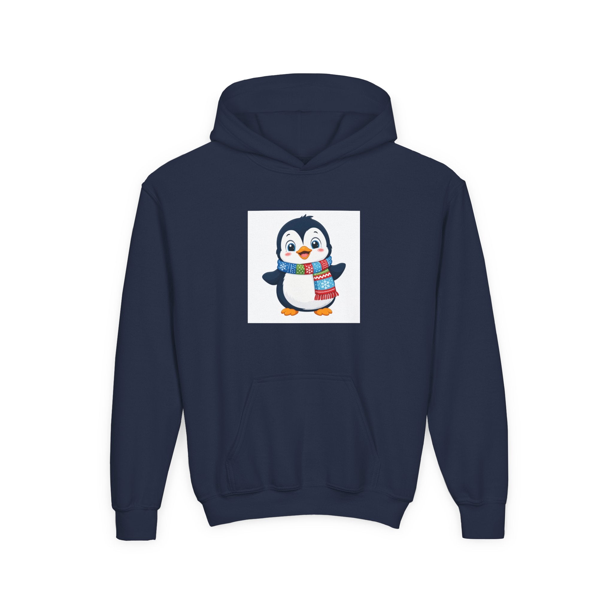 Waddle Penguin soft toddler hoodie from the Nureli collection, view 12
