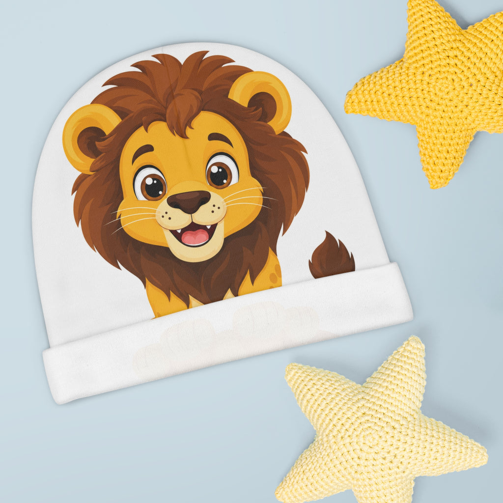 Brave Little Lion kids beanie from the Nureli collection, view 3