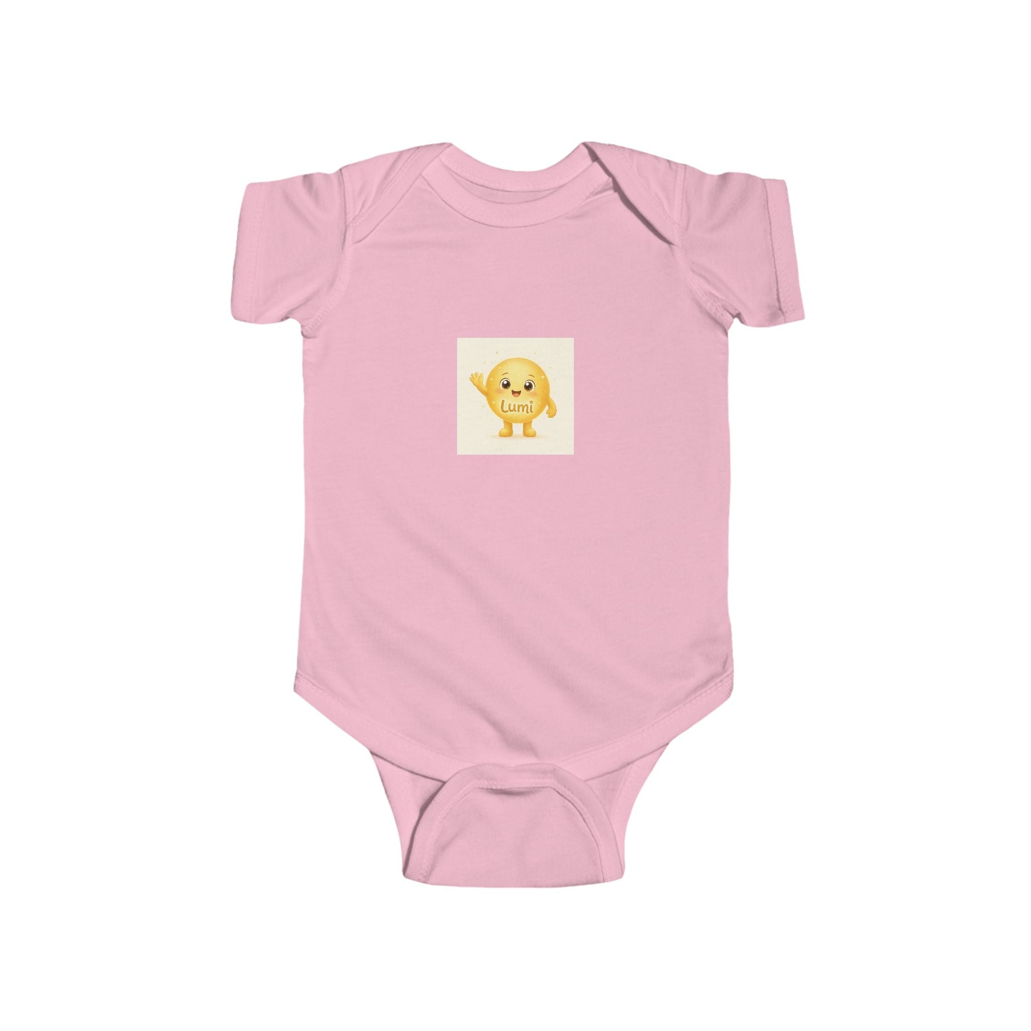 Lumi Waving soft baby bodysuit from the Nureli collection, view 11