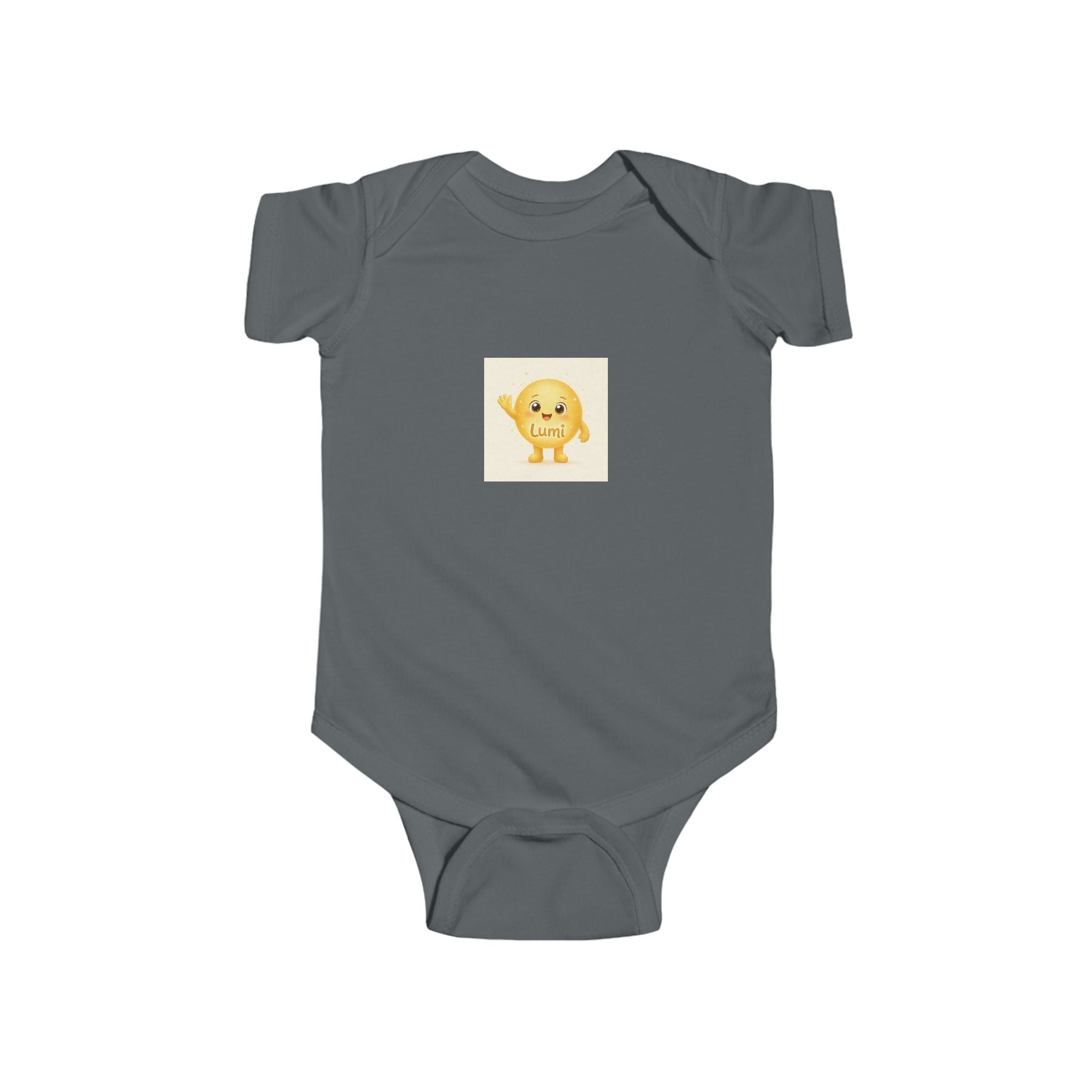 Lumi Waving soft baby bodysuit from the Nureli collection, view 7