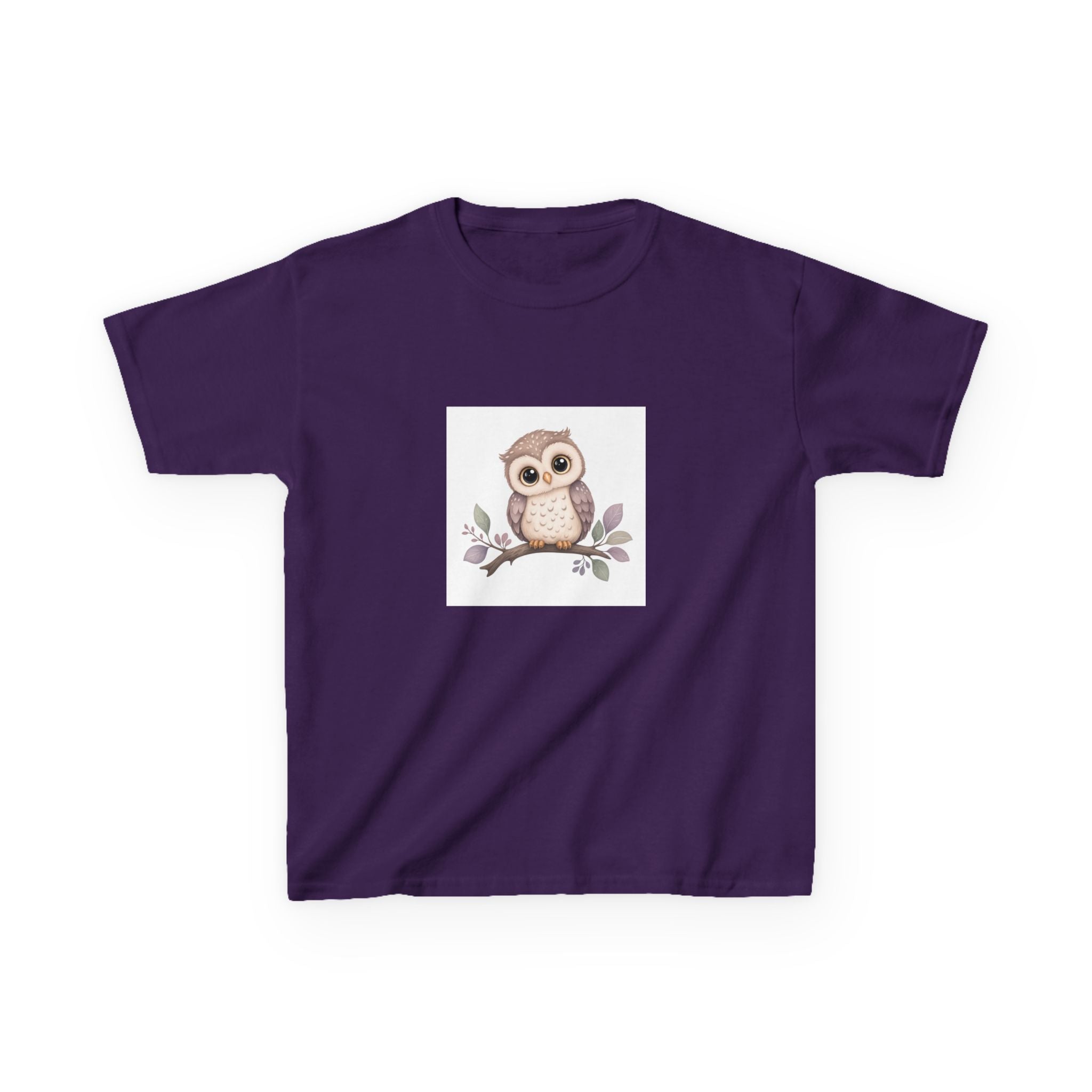 Wise Little Owl soft kids tee from the Nureli collection, view 11