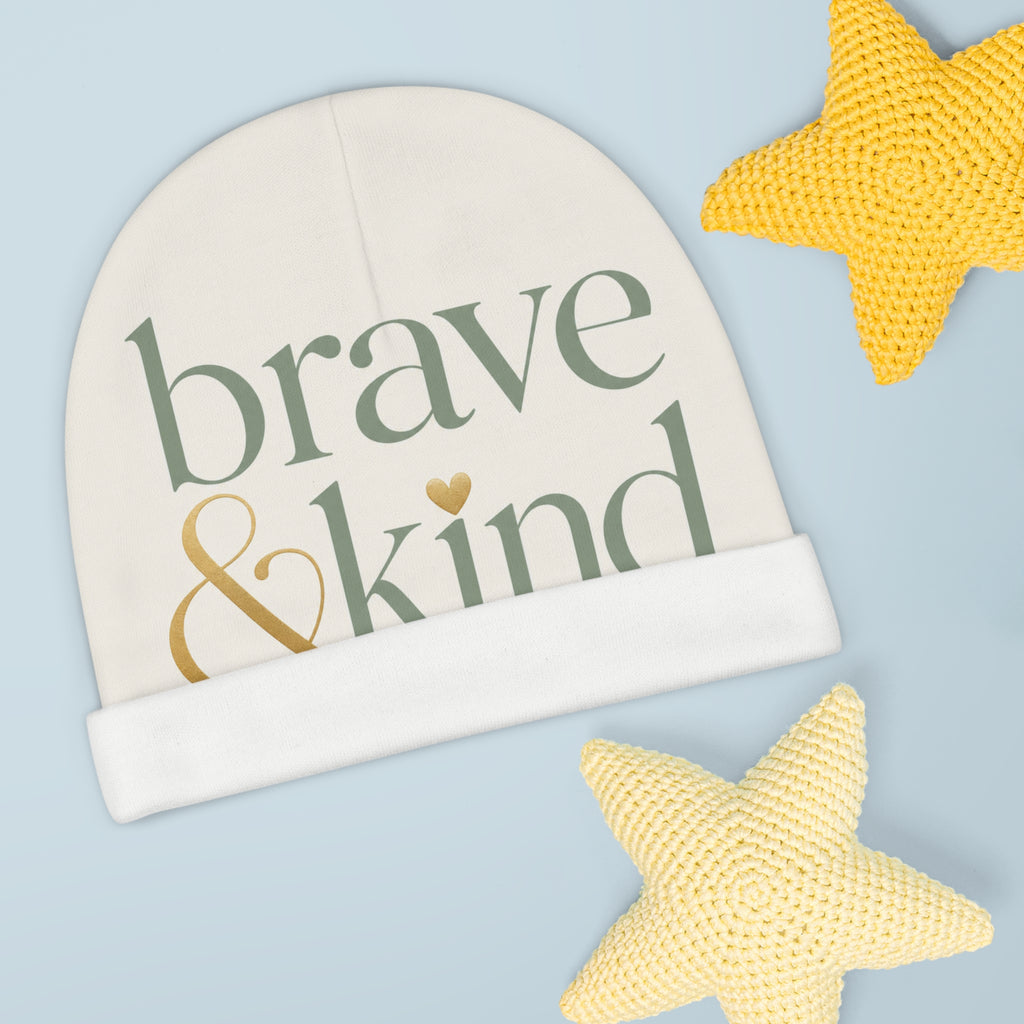 Brave And Kind kids beanie from the Nureli collection, view 3