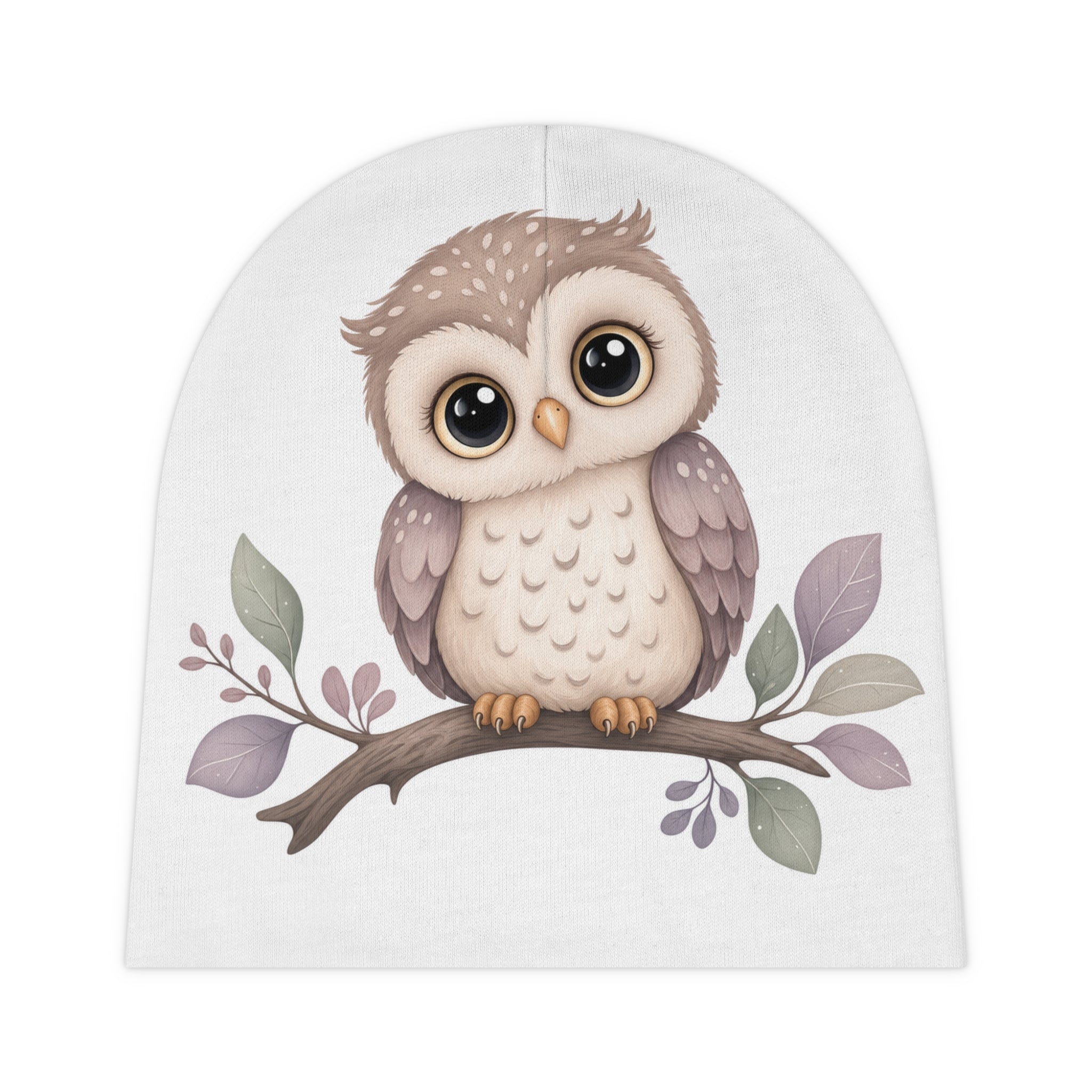 Wise Little Owl Baby Beanie — Nureli Kids
