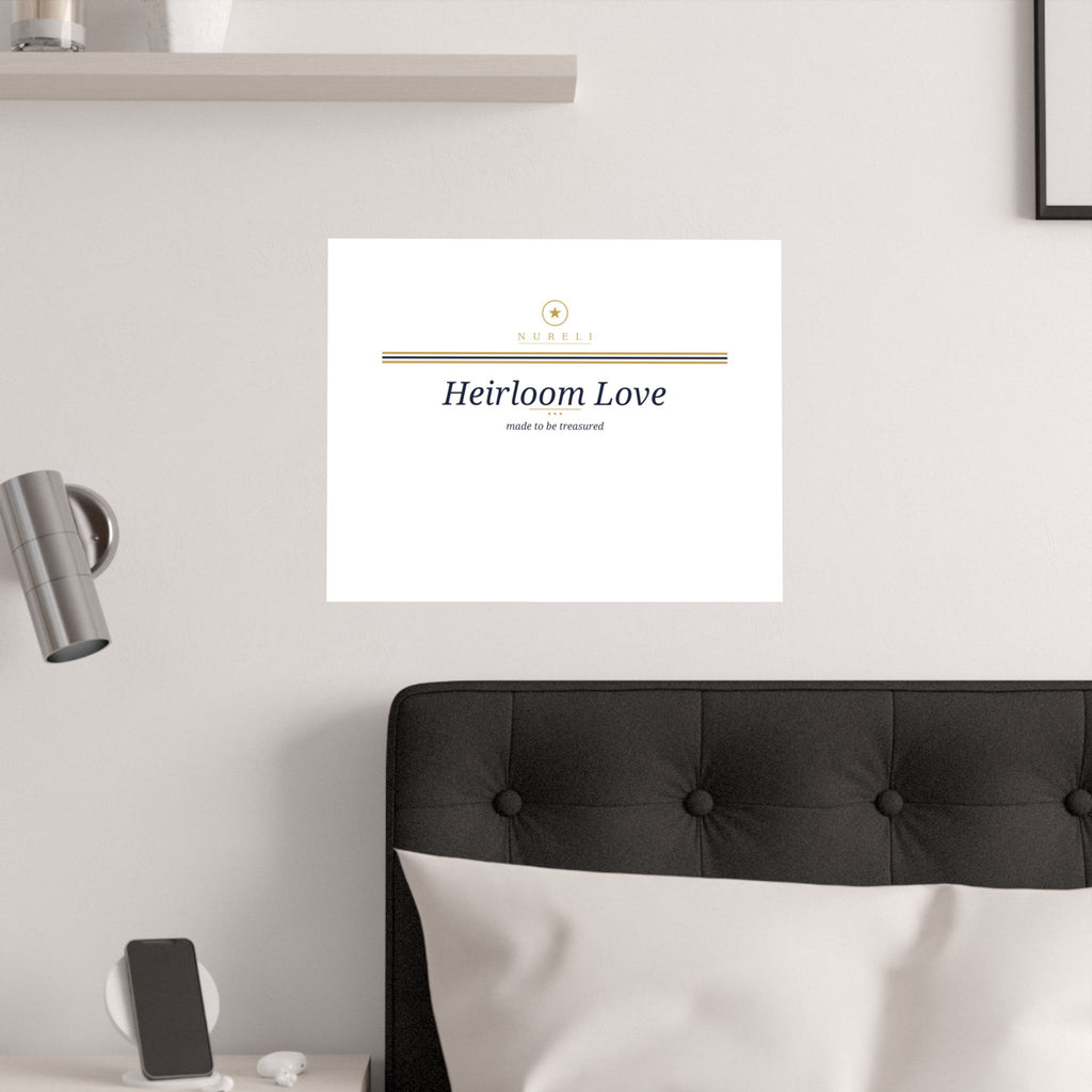Heirloom Love wall art print from the Nureli collection, view 8