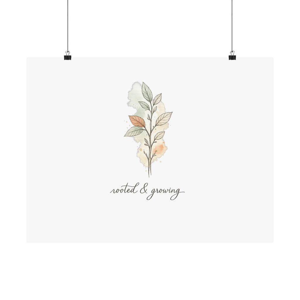 Rooted & Growing Art Print