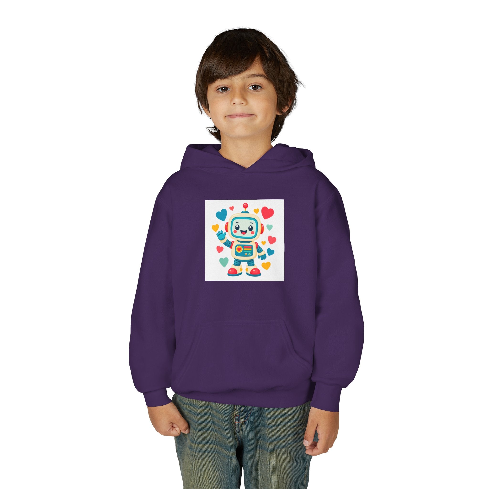 Beep Boop Robot Kids Hoodie — Nureli Kids