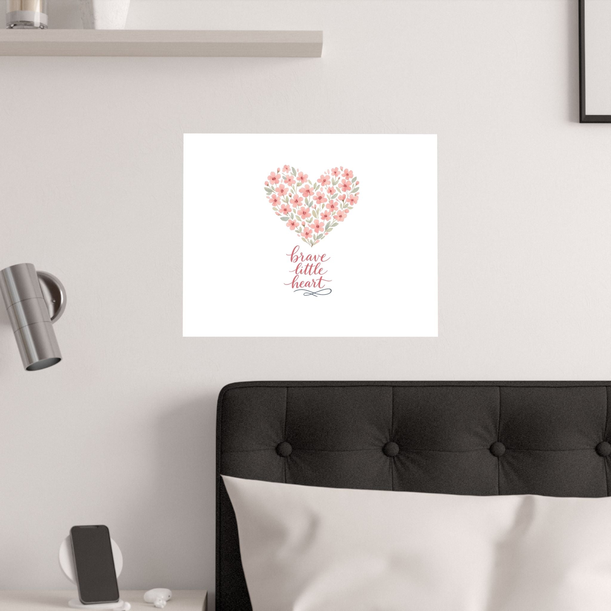 Brave little Heart Art Print