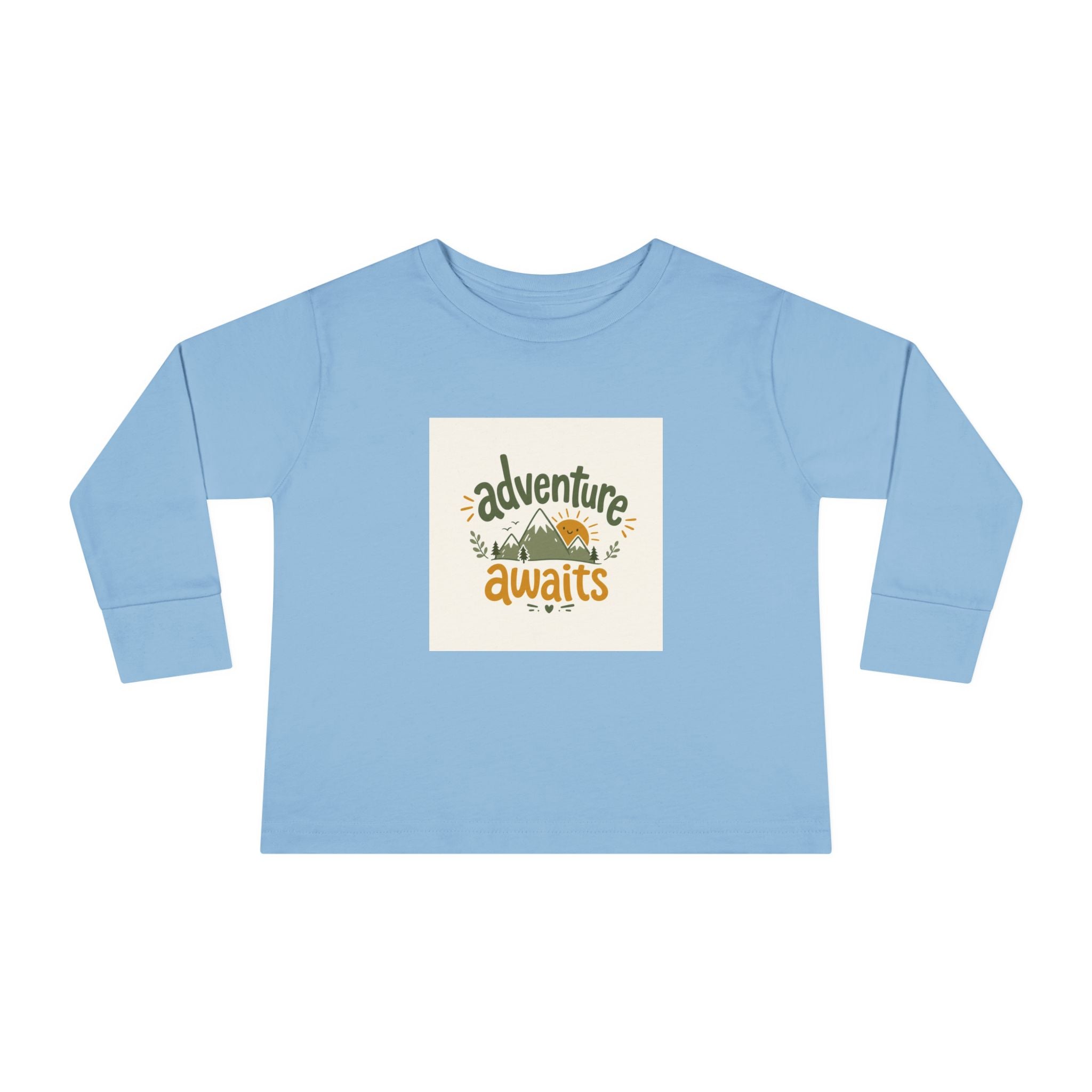 Adventure Awaits kids long-sleeve tee from the Nureli collection, view 3