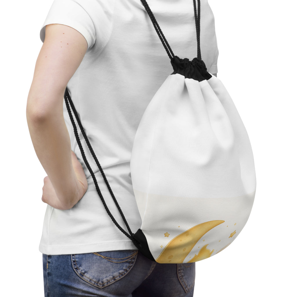 Lumi on the Moon Kids Drawstring Bag — Nureli Kids