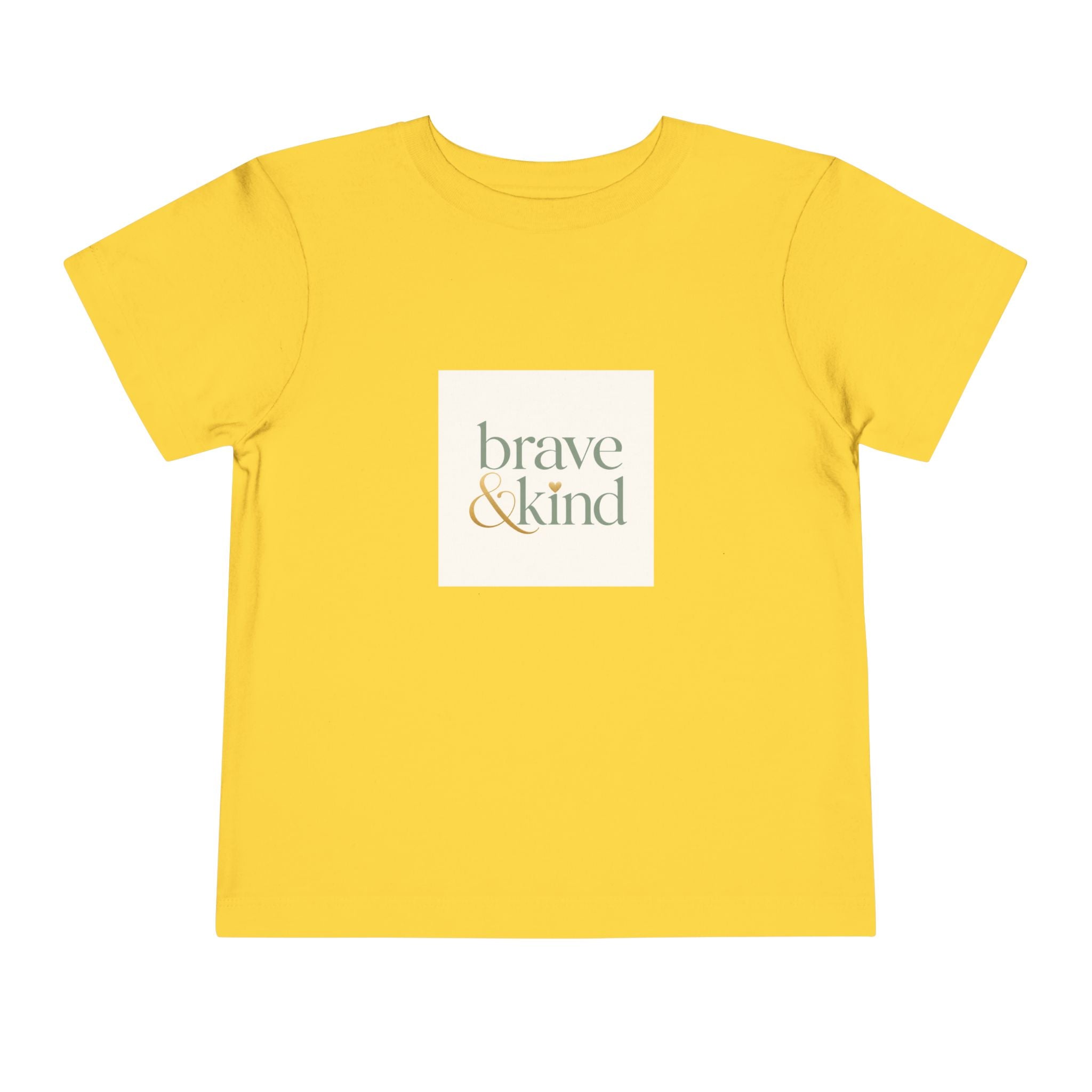 Brave And Kind soft toddler tee from the Nureli collection, view 7