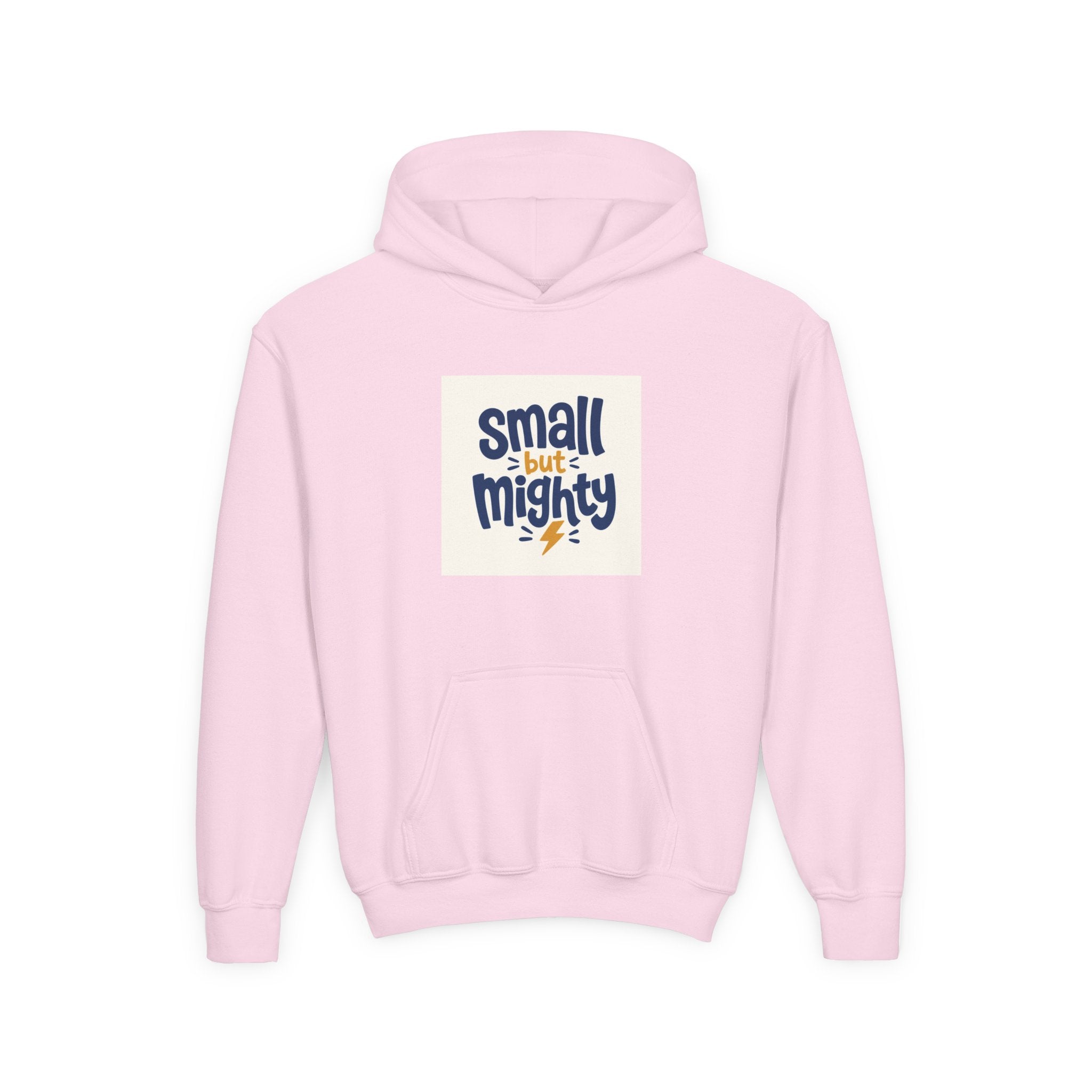 Small But Mighty Kids Hoodie from the Nureli collection, view 14