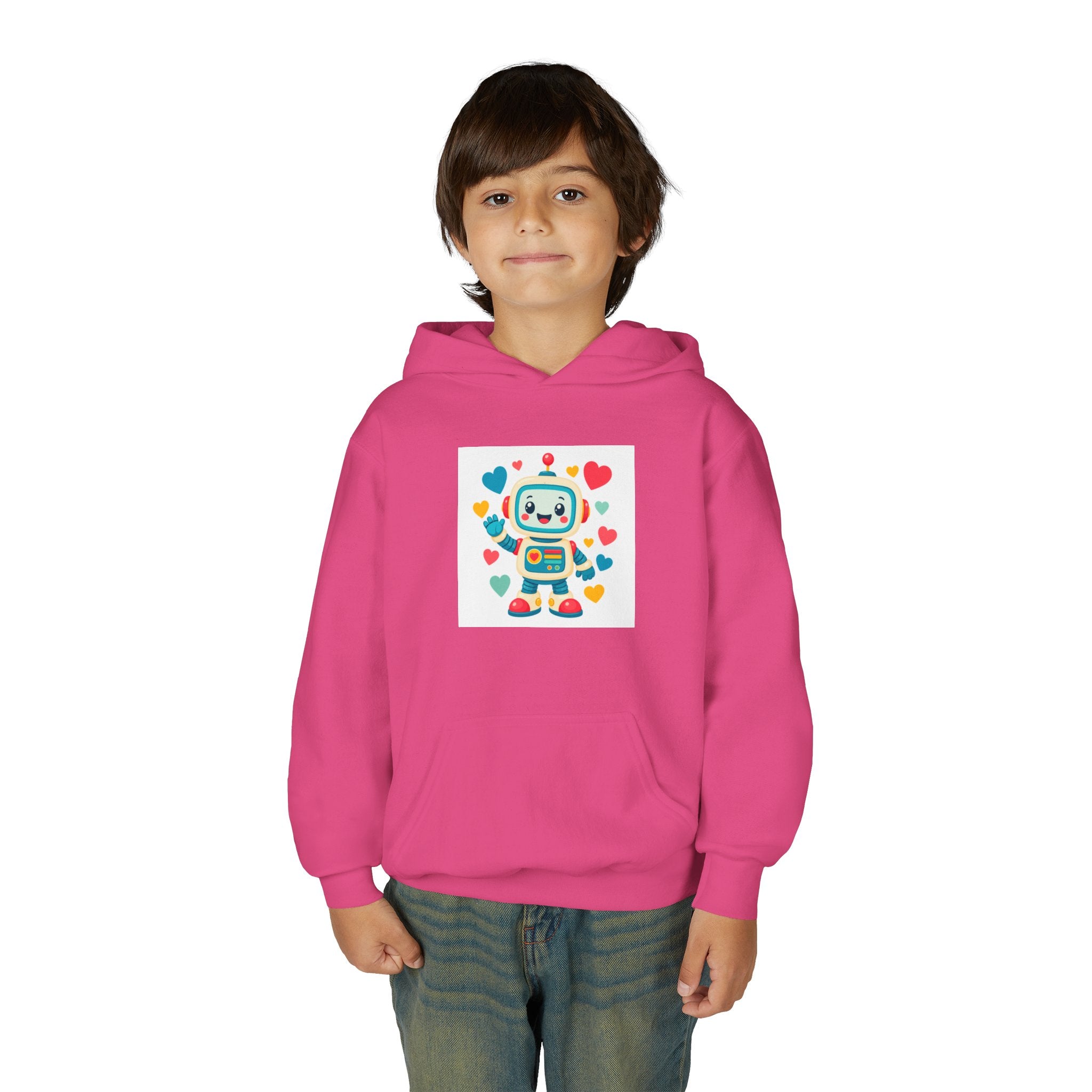 Beep Boop Robot Kids Hoodie — Nureli Kids