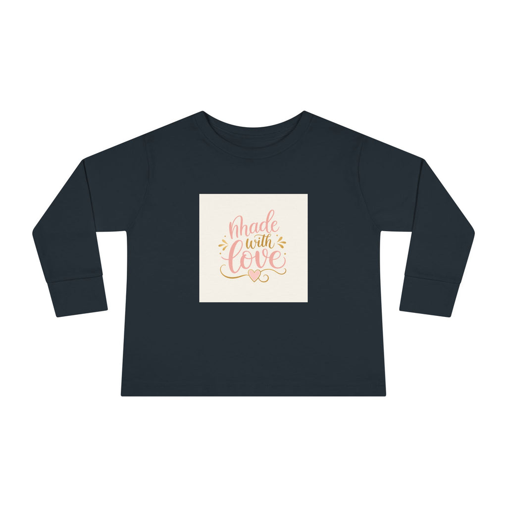 Made With Love Toddler Long-Sleeve Tee - Nureli Kids