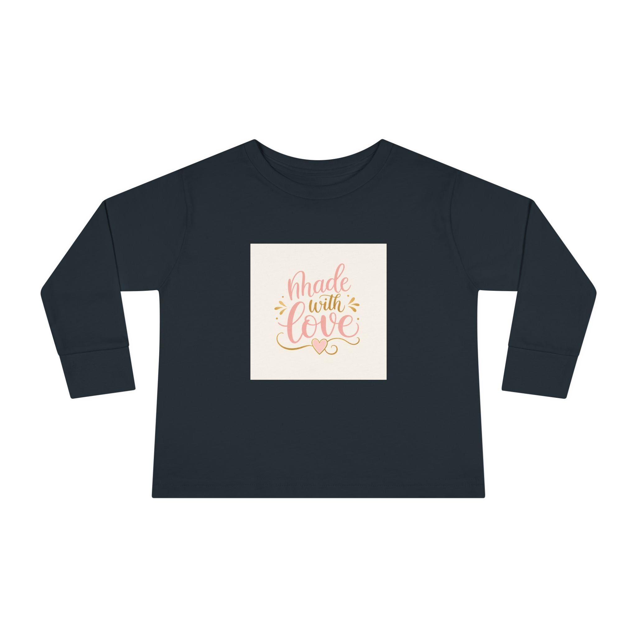 Made With Love Toddler Long-Sleeve Tee - Nureli Kids