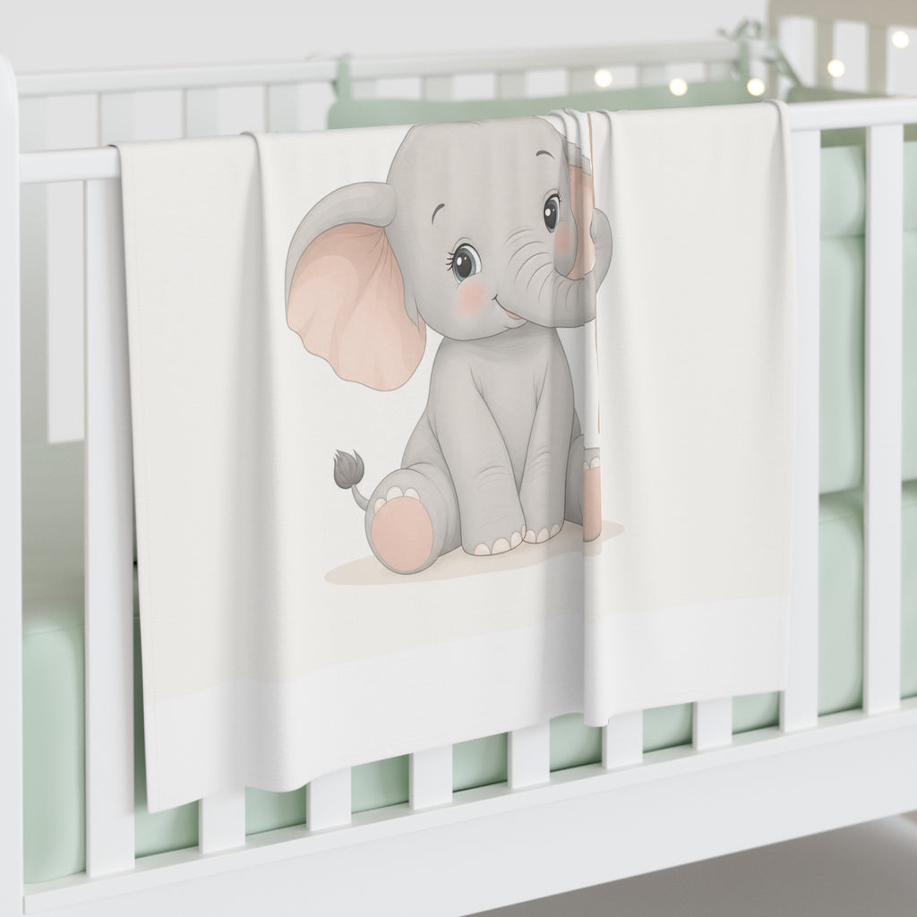 Little Elephant Baby Swaddle Blanket — Nureli Kids