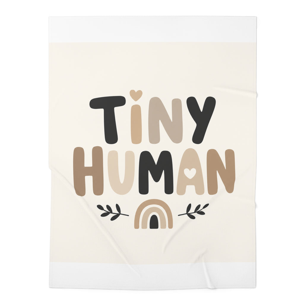 Tiny Human baby swaddle blanket for newborns by Nureli Kids