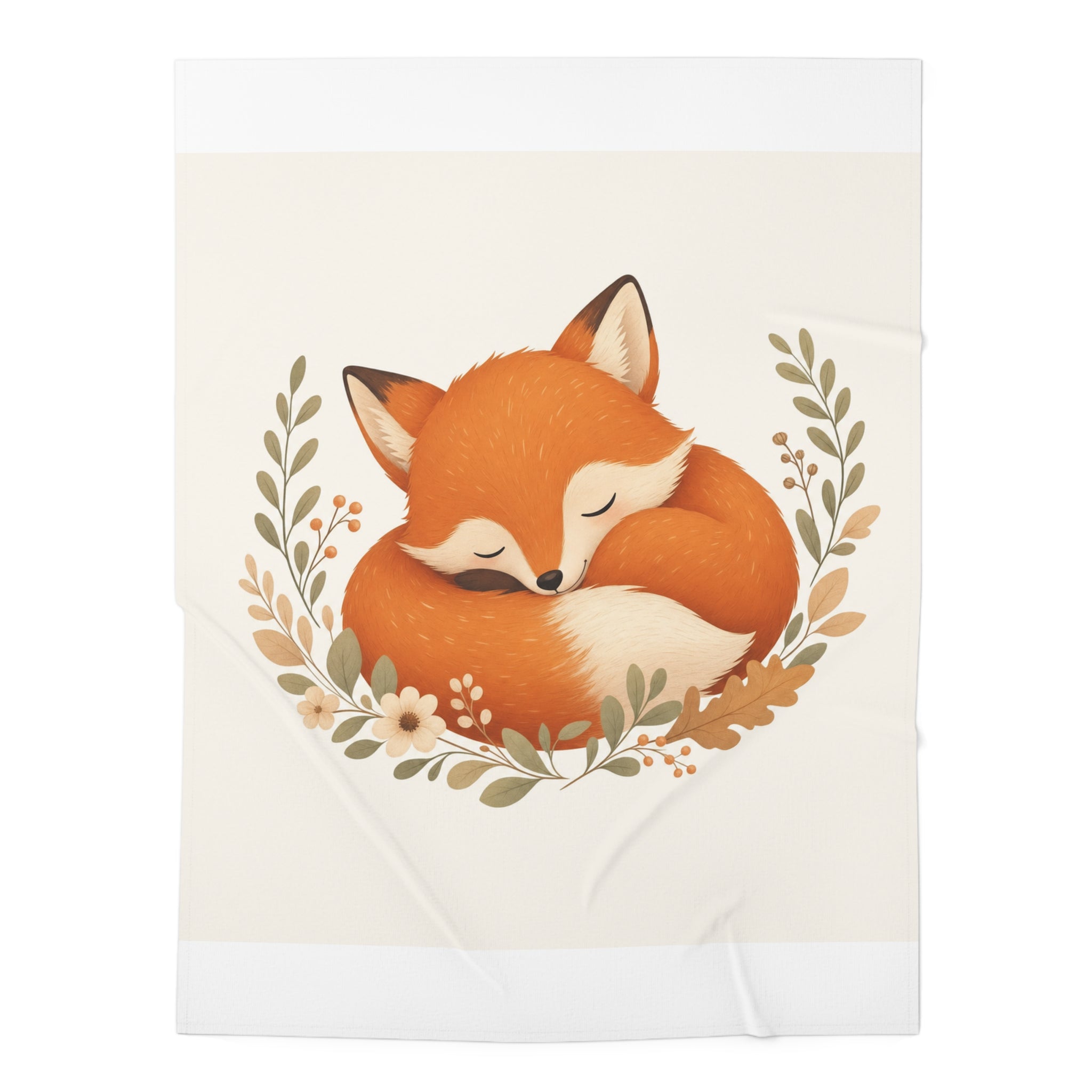 Clever Fox baby swaddle blanket for newborns by Nureli Kids