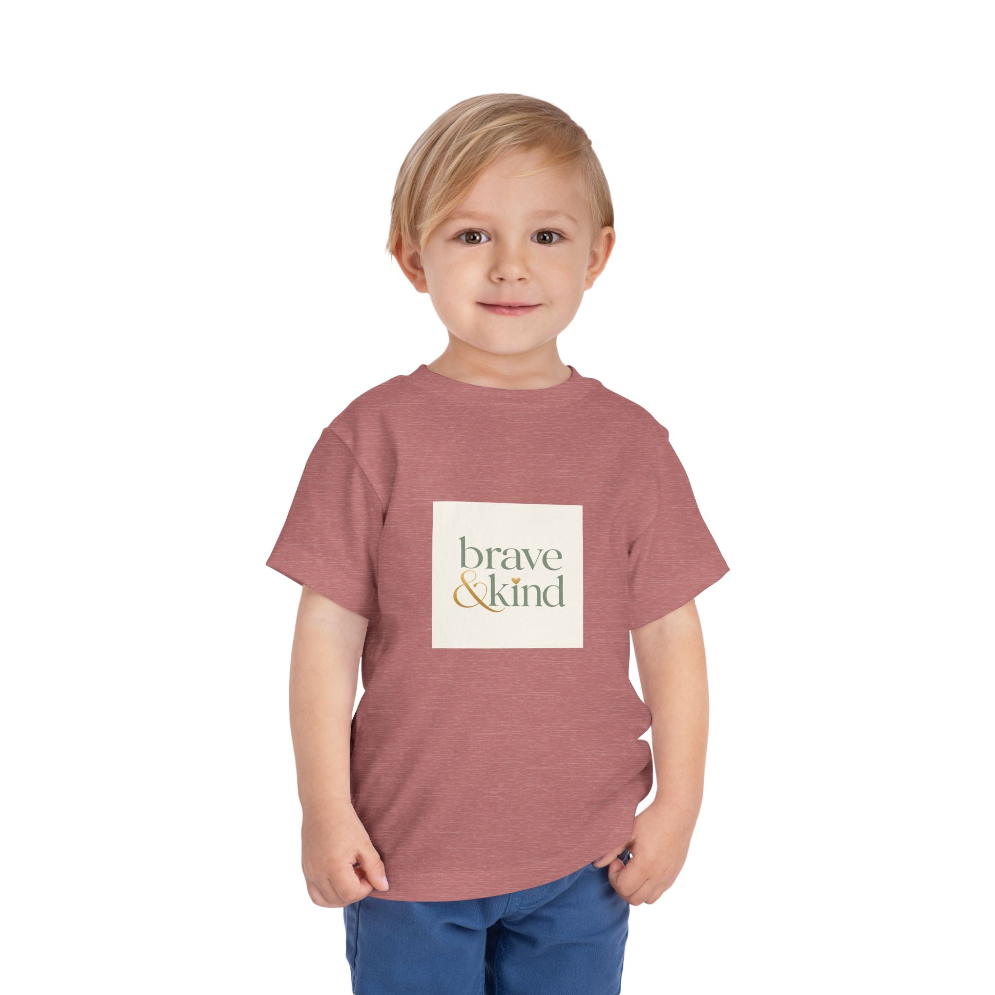 Brave And Kind Toddler T-Shirt - Nureli Kids