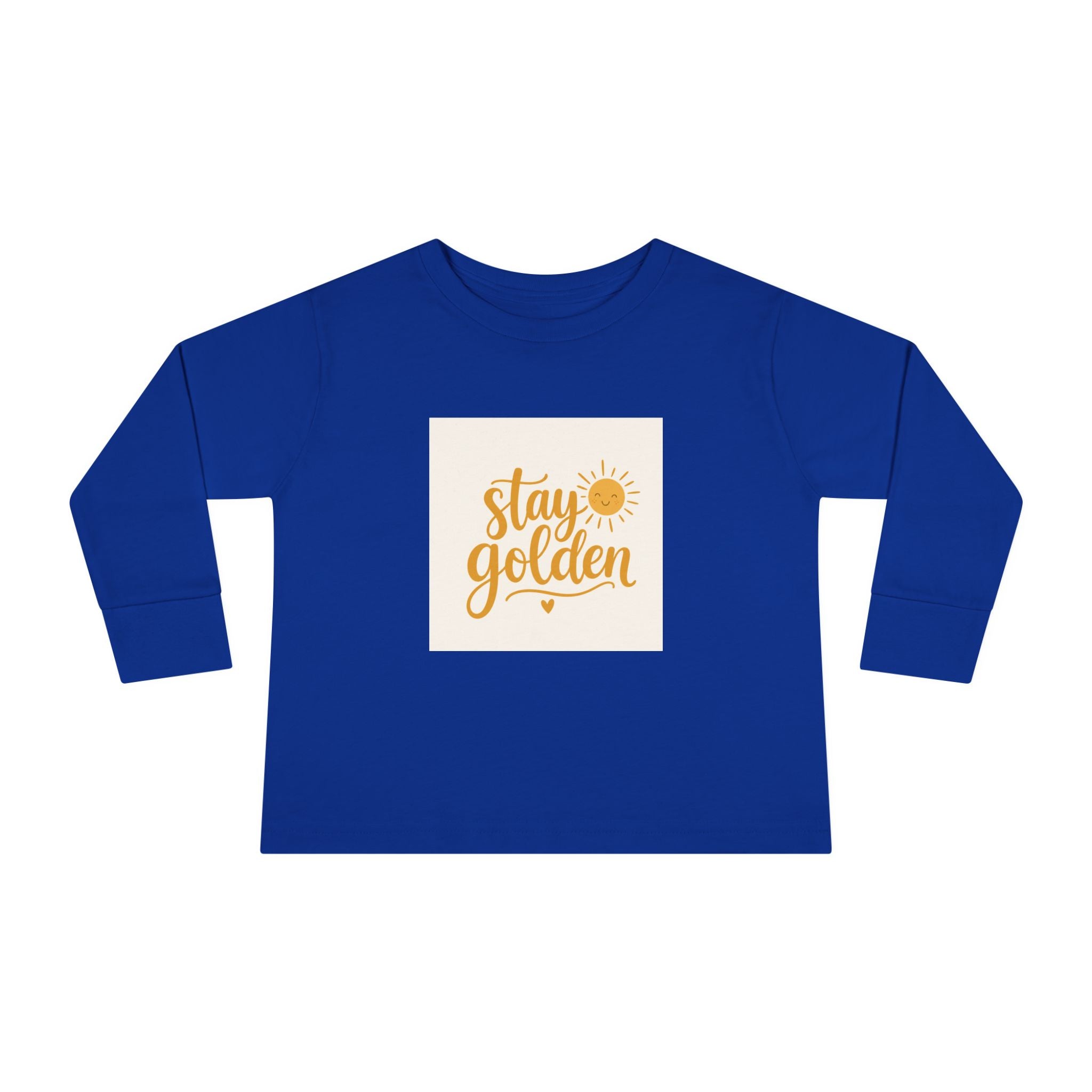 Stay Golden kids long-sleeve tee from the Nureli collection, view 4