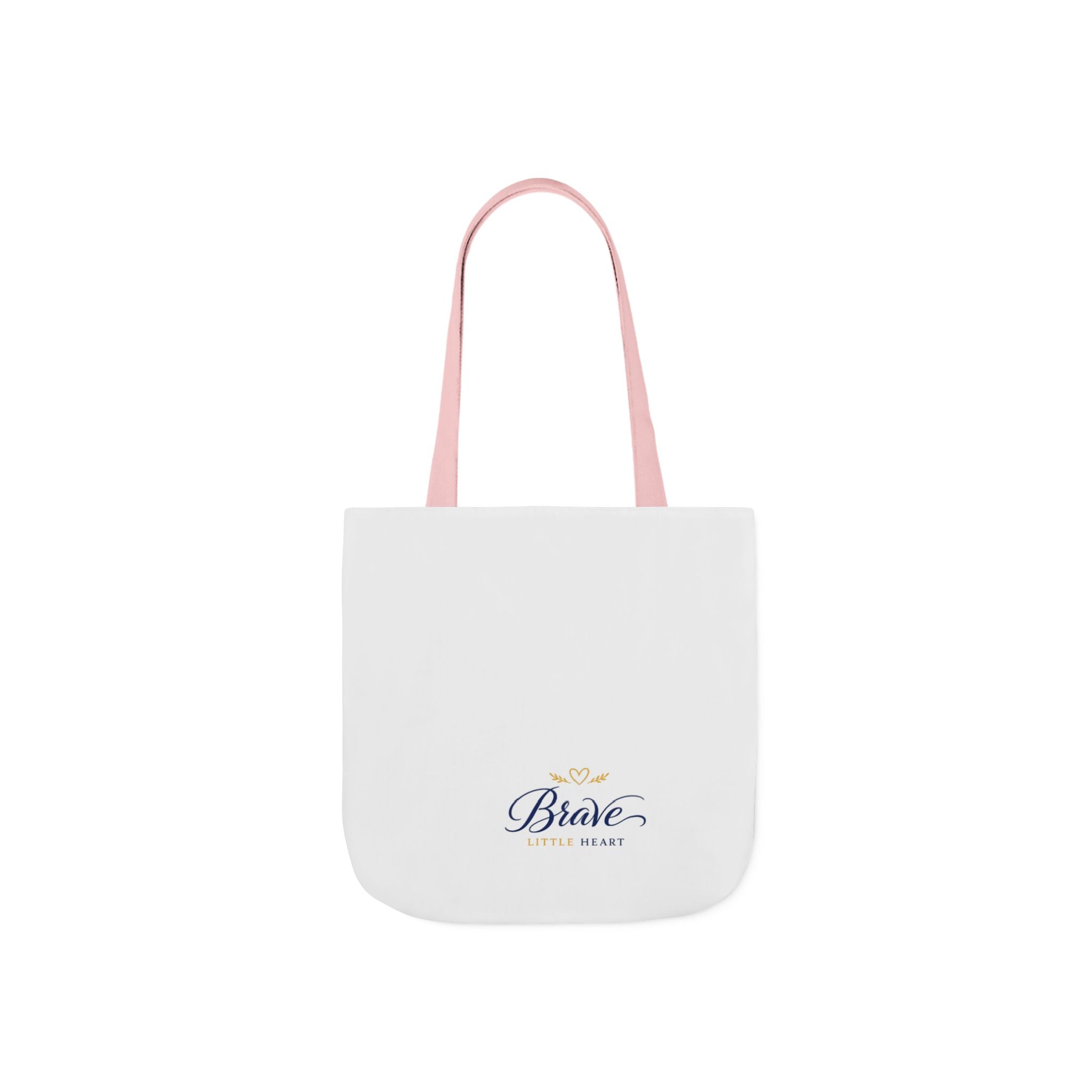 Brave Little Heart canvas tote bag from the Nureli collection, view 4