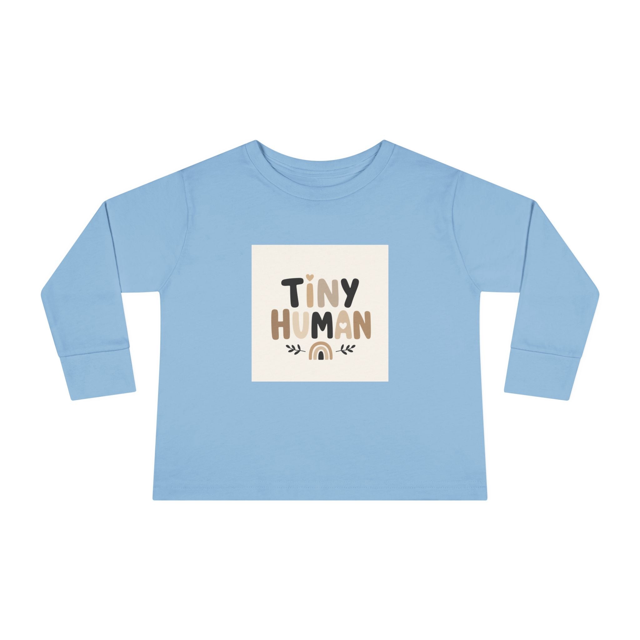 Tiny Human kids long-sleeve tee from the Nureli collection, view 3