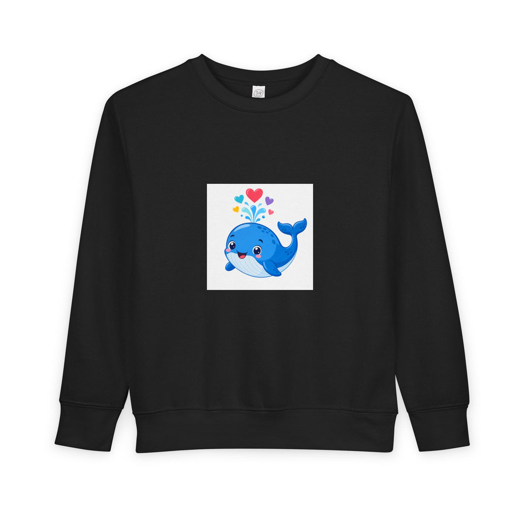 Happy Whale Toddler Sweatshirt — Nureli Kids