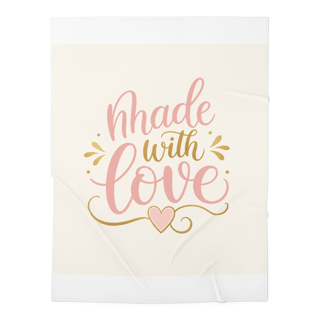 Made With Love baby swaddle blanket for newborns by Nureli Kids