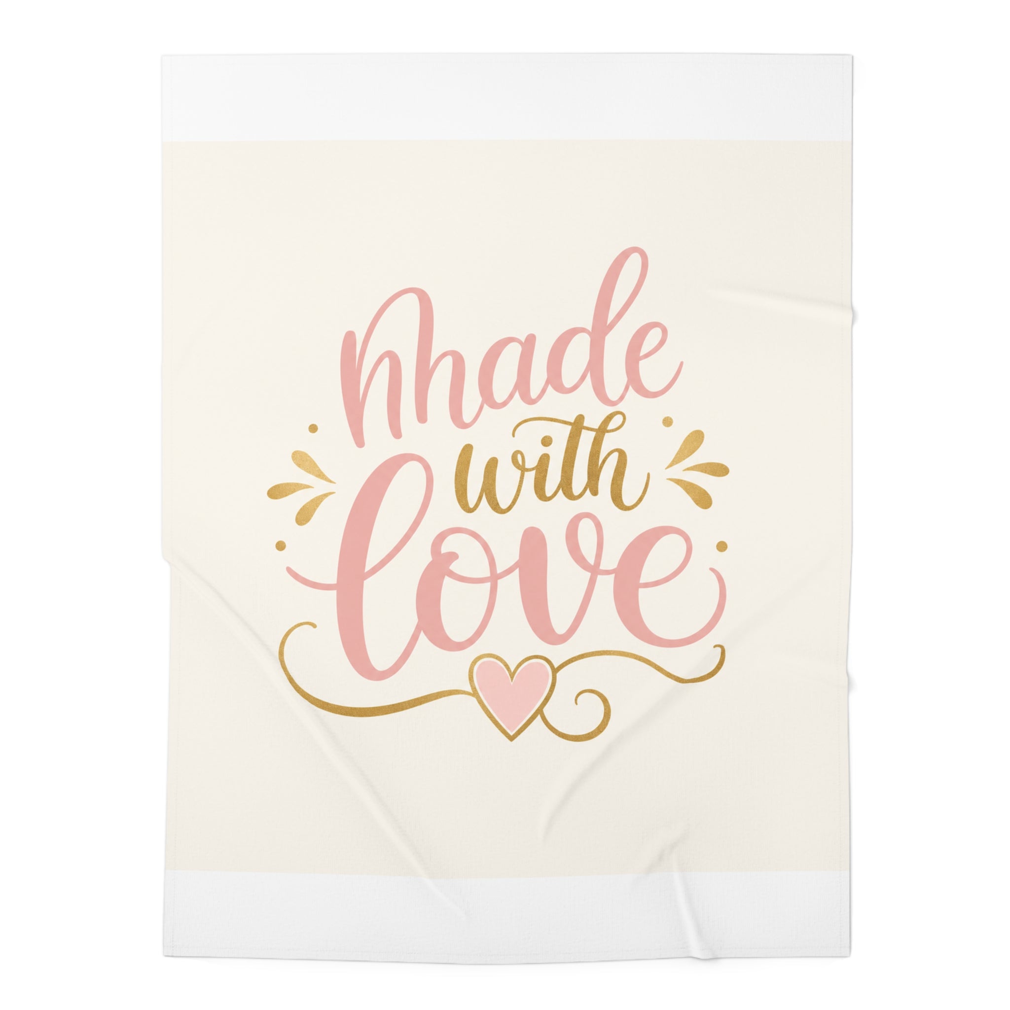Made With Love baby swaddle blanket for newborns by Nureli Kids