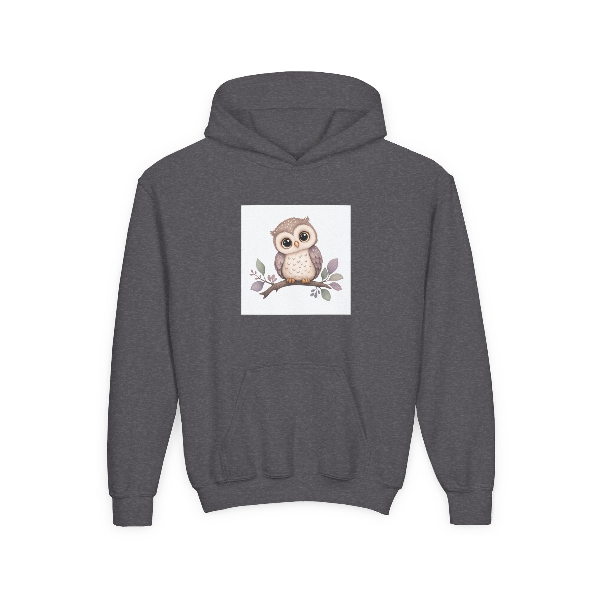 Wise Little Owl soft toddler hoodie from the Nureli collection, view 9