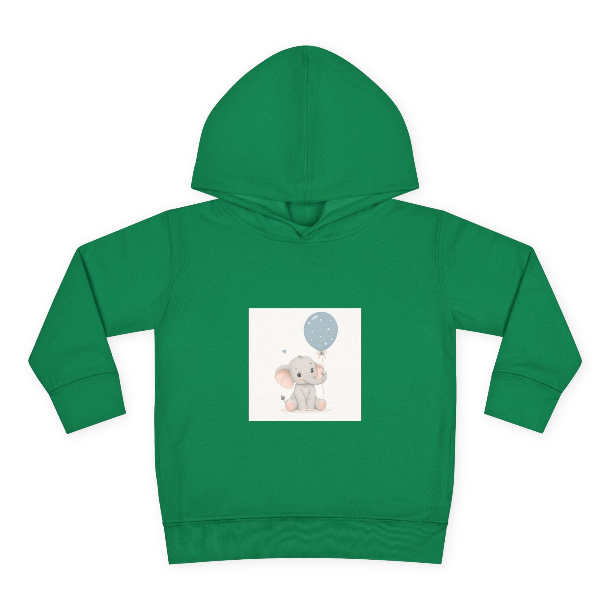 Little Elephant soft toddler hoodie from the Nureli collection, view 4