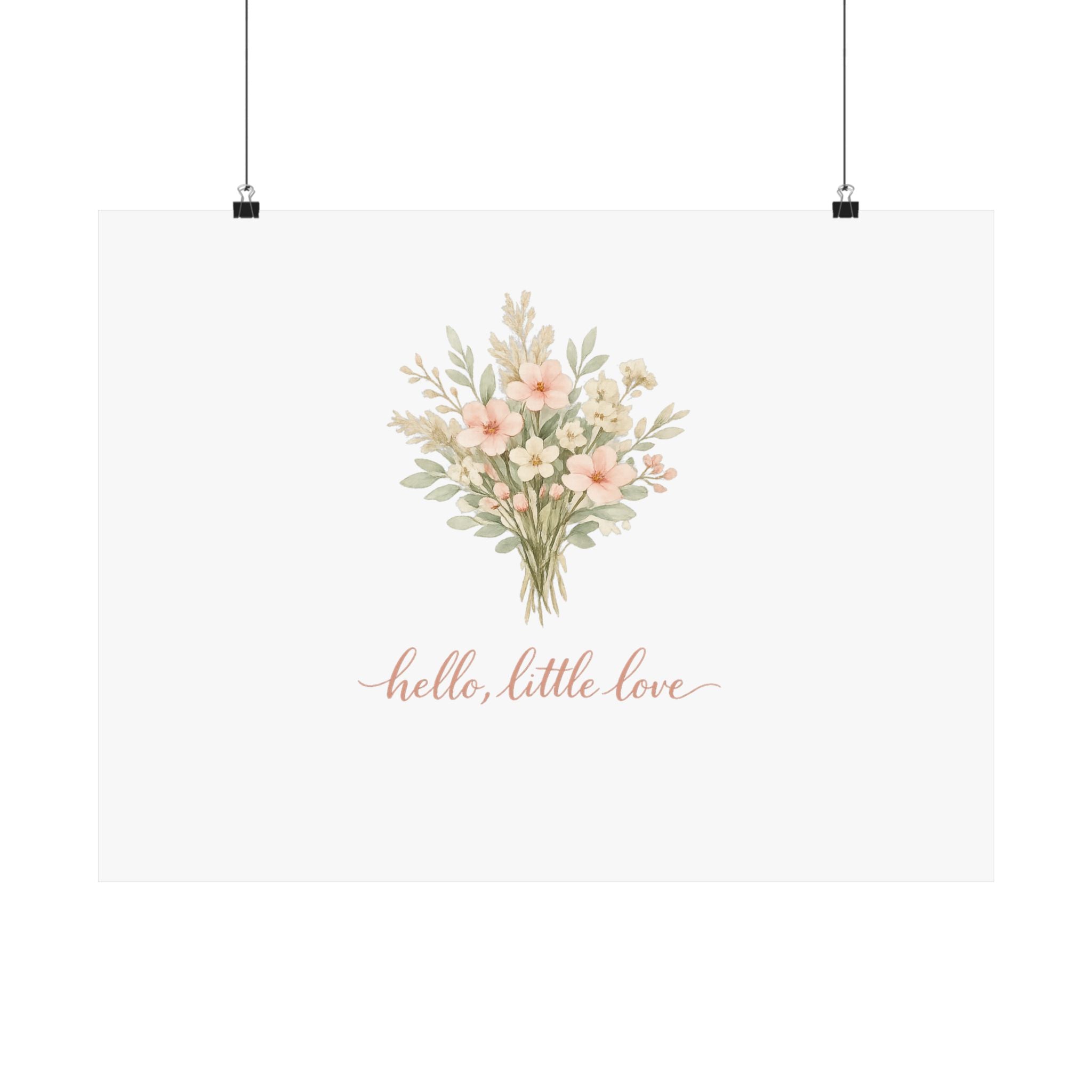Hello little Love Art Print