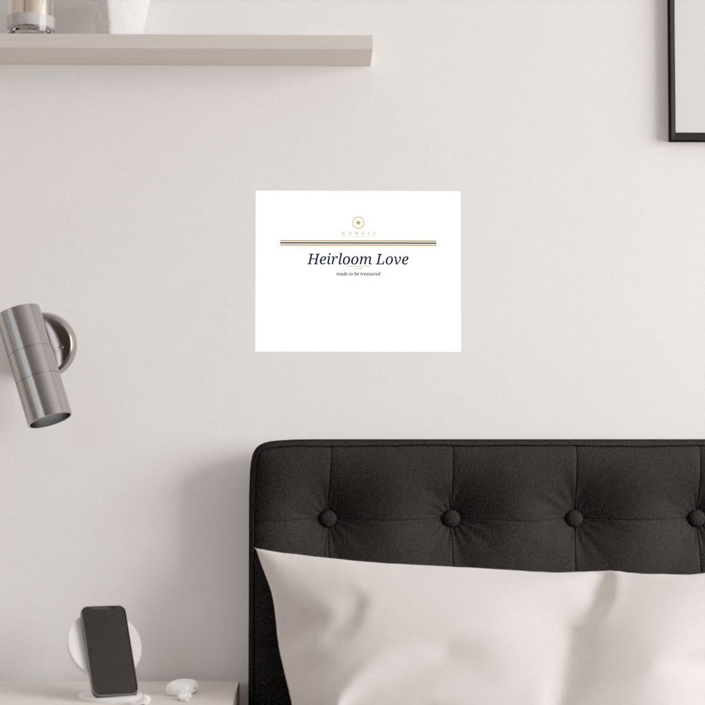 Heirloom Love wall art print from the Nureli collection, view 5
