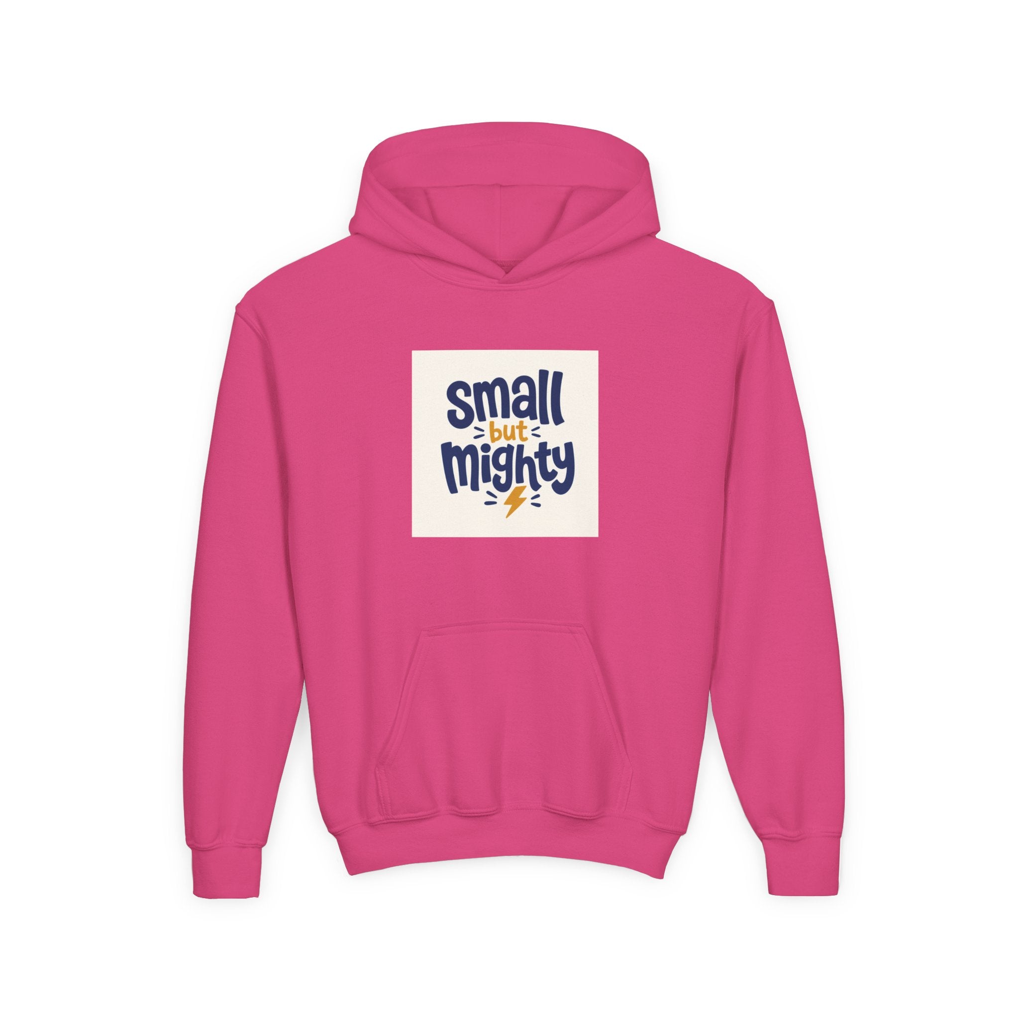 Small But Mighty Kids Hoodie from the Nureli collection, view 15