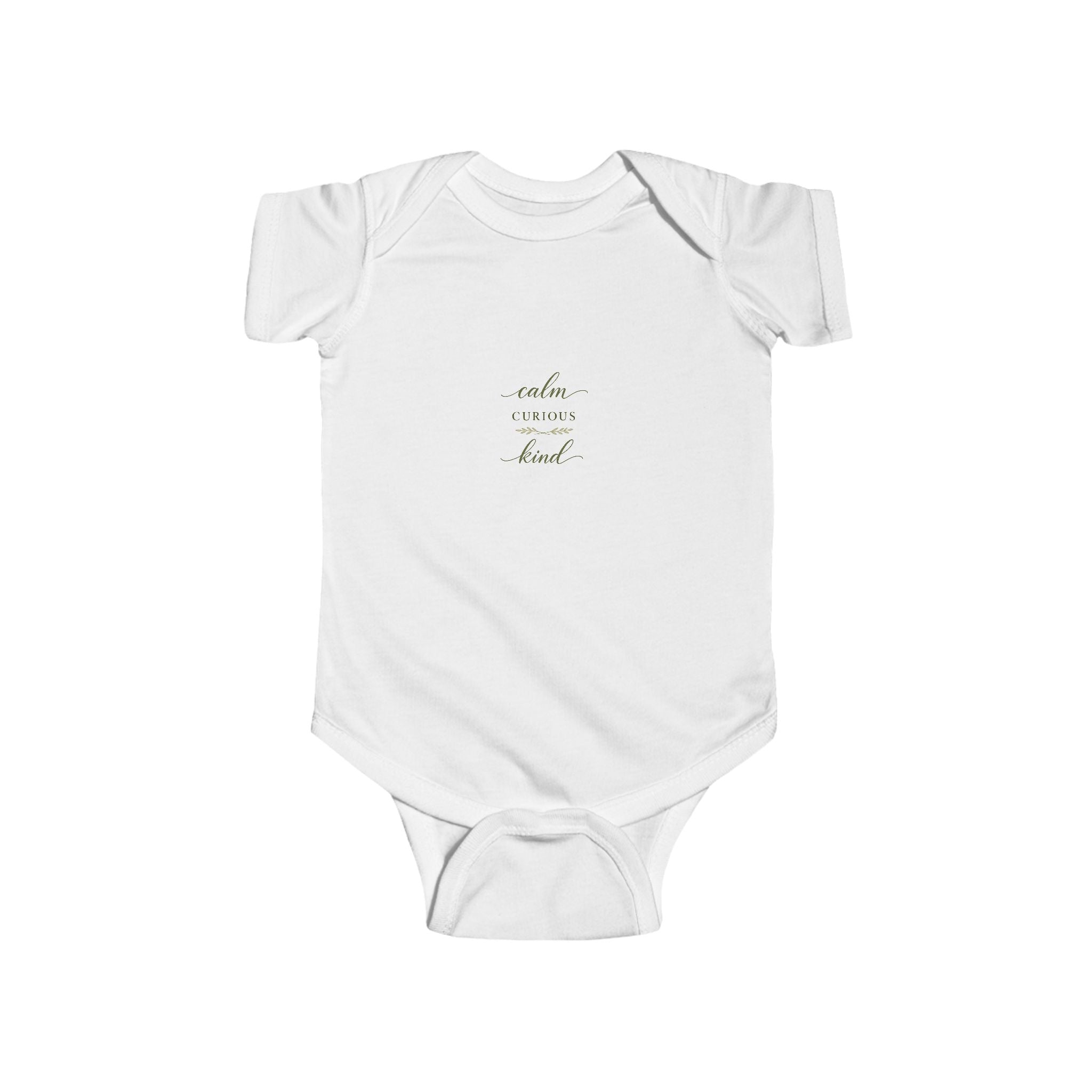 Calm, Curious, Kind Baby Bodysuit