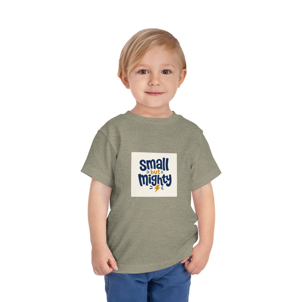 Small But Mighty Toddler T-Shirt from the Nureli collection, view 35