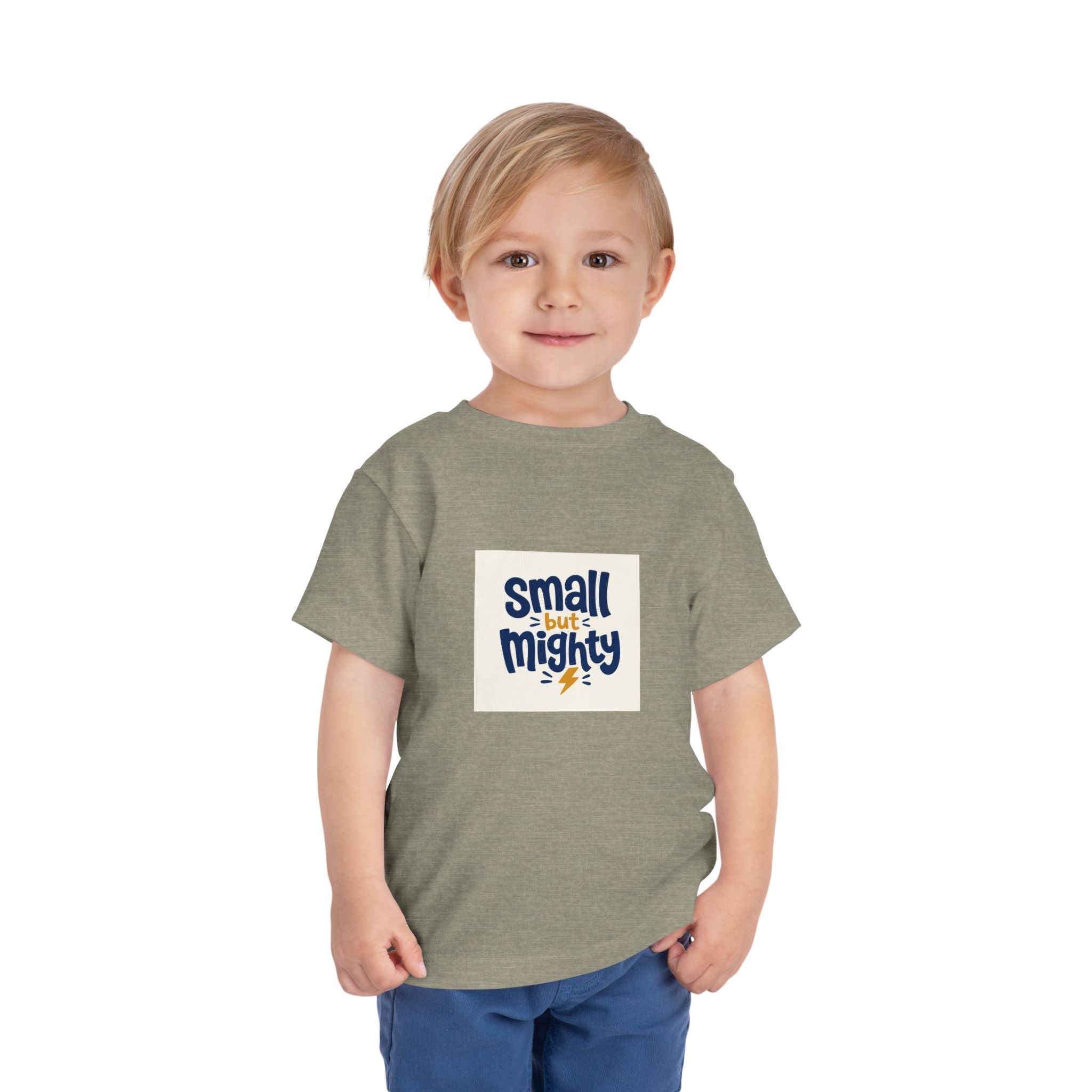 Small But Mighty Toddler T-Shirt from the Nureli collection, view 35