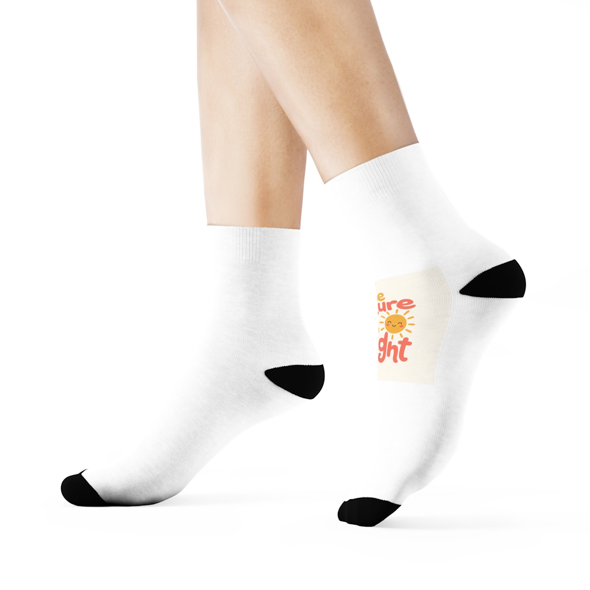 The Future Is Bright Kids Crew Socks - Nureli Kids