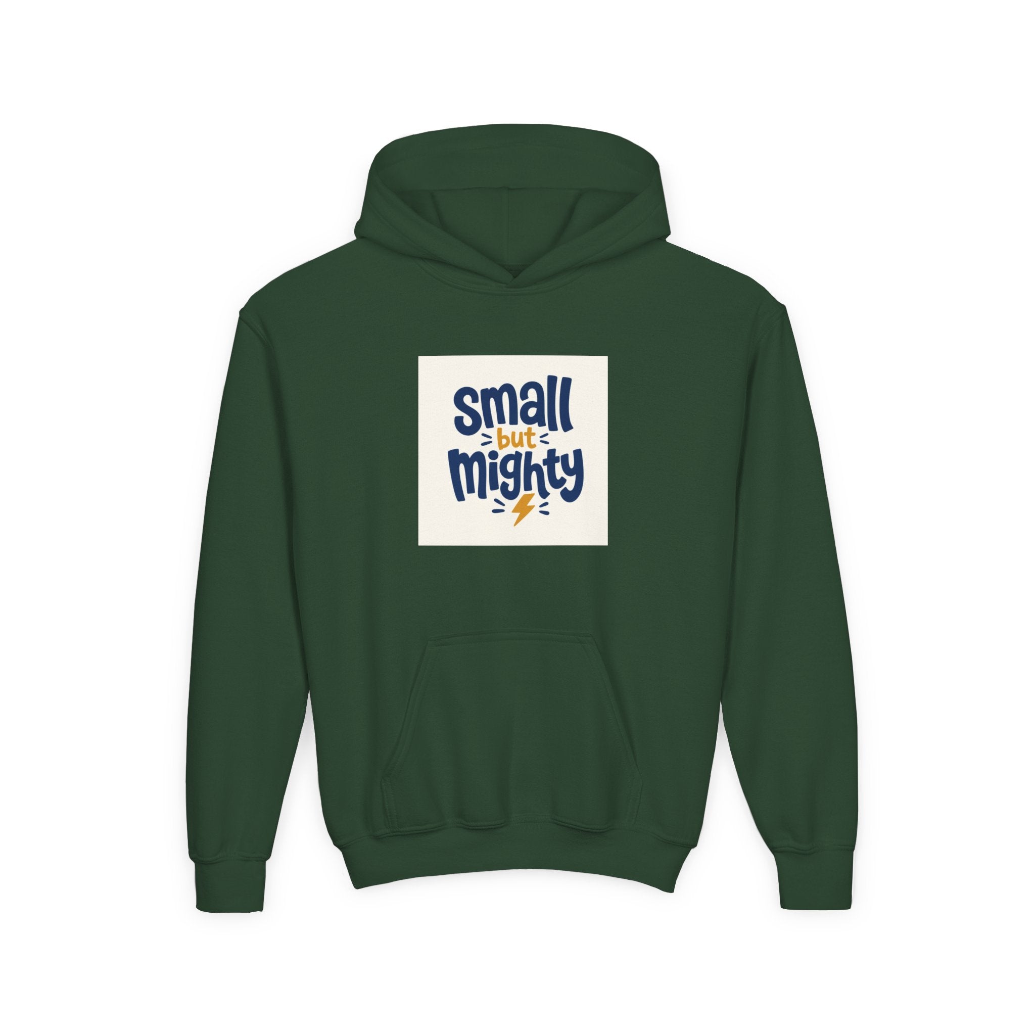 Small But Mighty Kids Hoodie from the Nureli collection, view 7