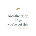 Breathe deep, let go, you've got this Sticker