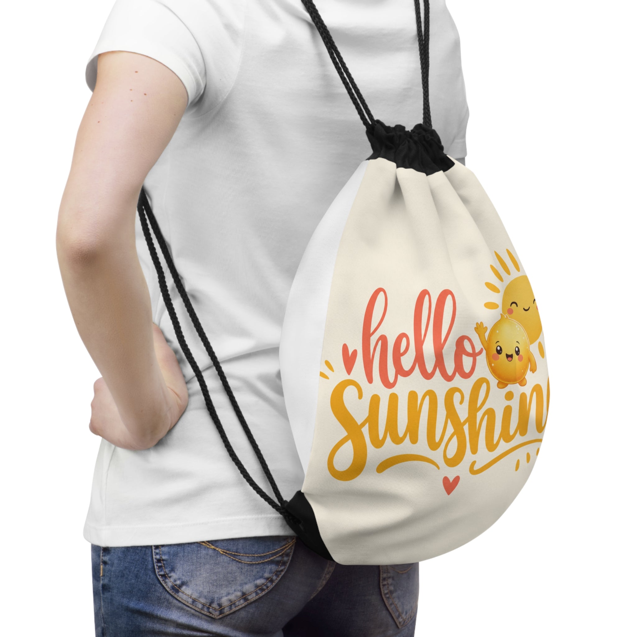 Hello Sunshine Kids Drawstring Bag - Nureli Kids