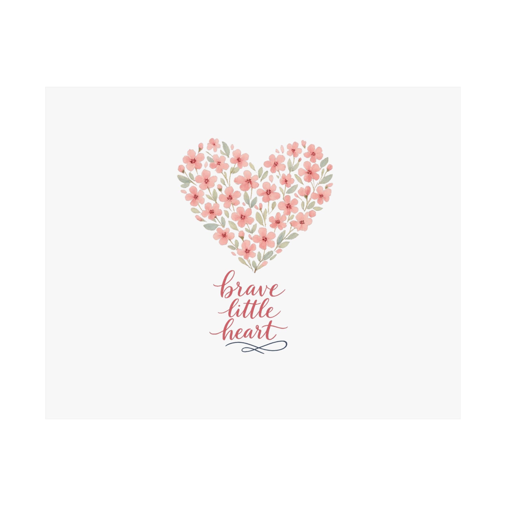 Brave little Heart Art Print