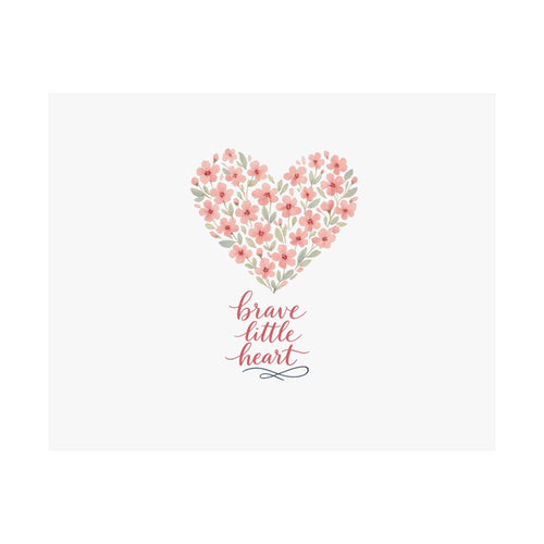 Brave little Heart Art Print