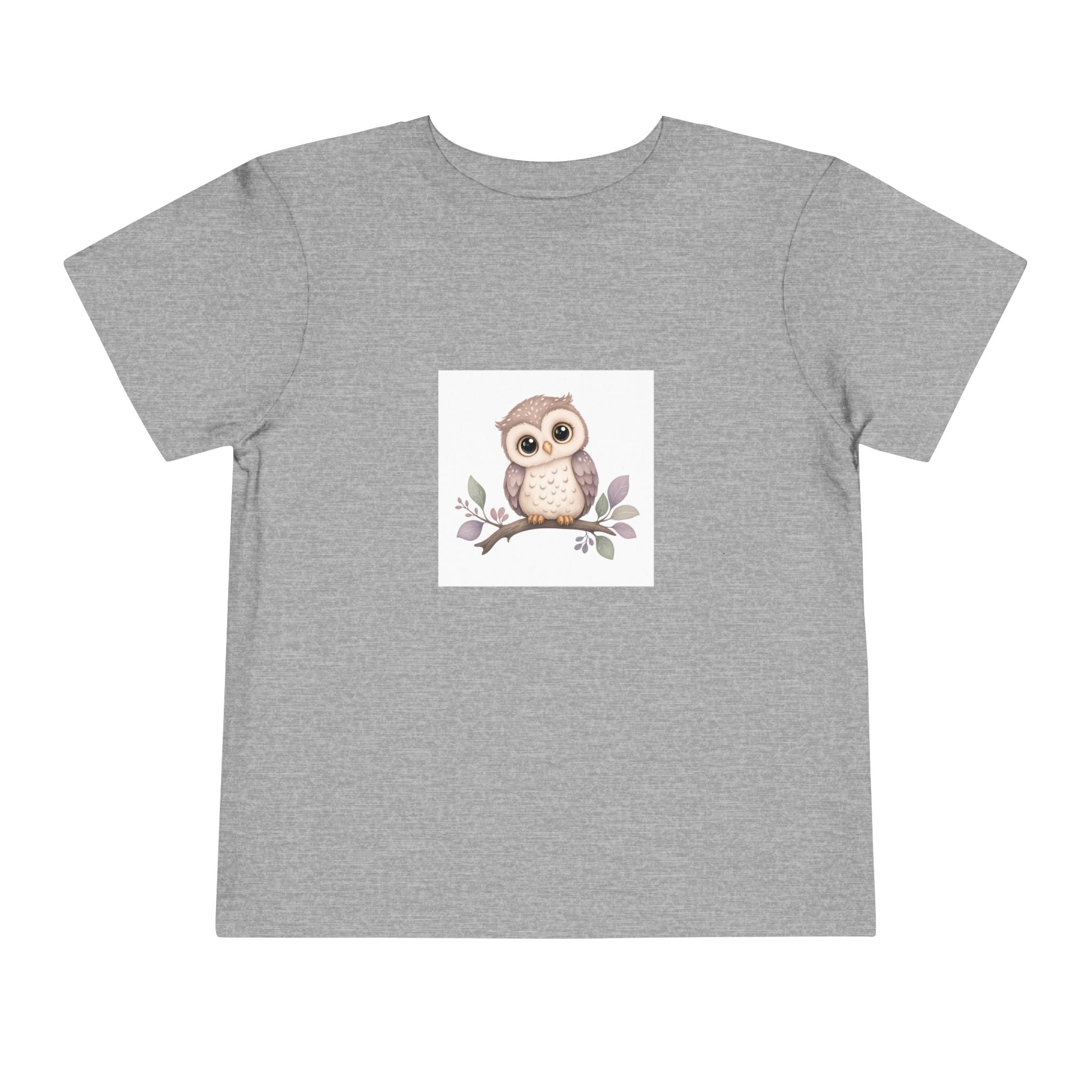 Wise Little Owl soft toddler tee from the Nureli collection, view 10