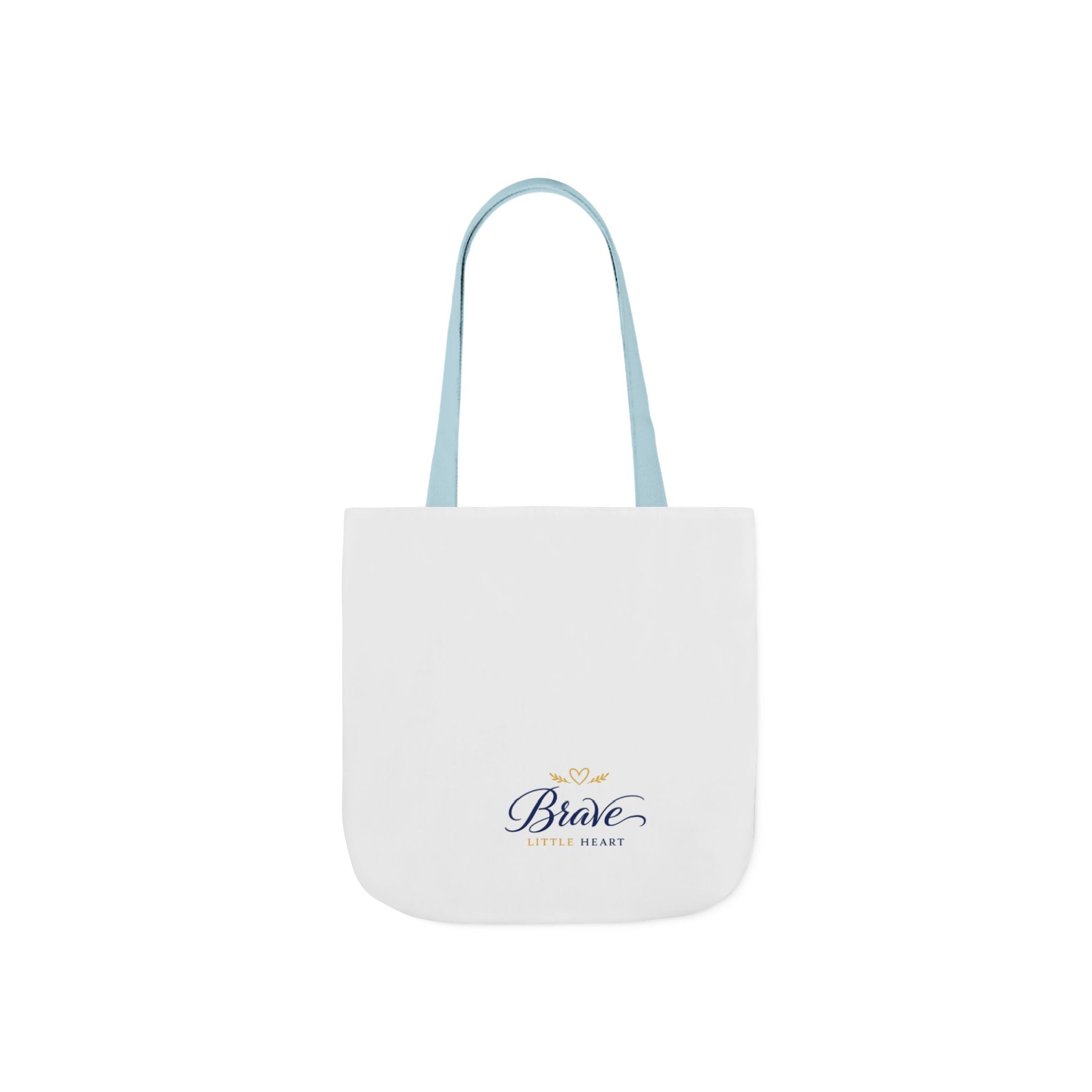 Brave Little Heart canvas tote bag from the Nureli collection, view 3