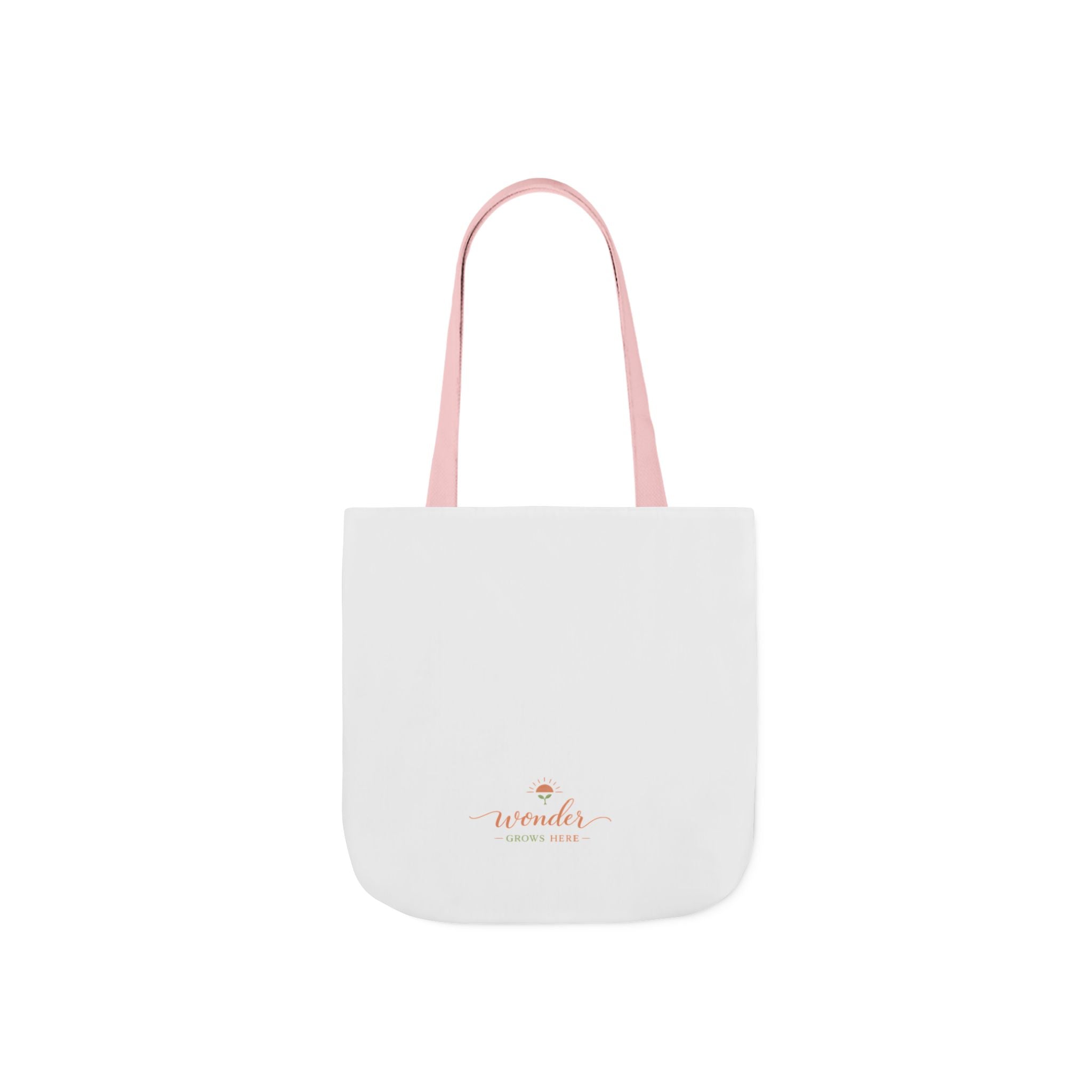 Wonder Grows Here canvas tote bag from the Nureli collection, view 5