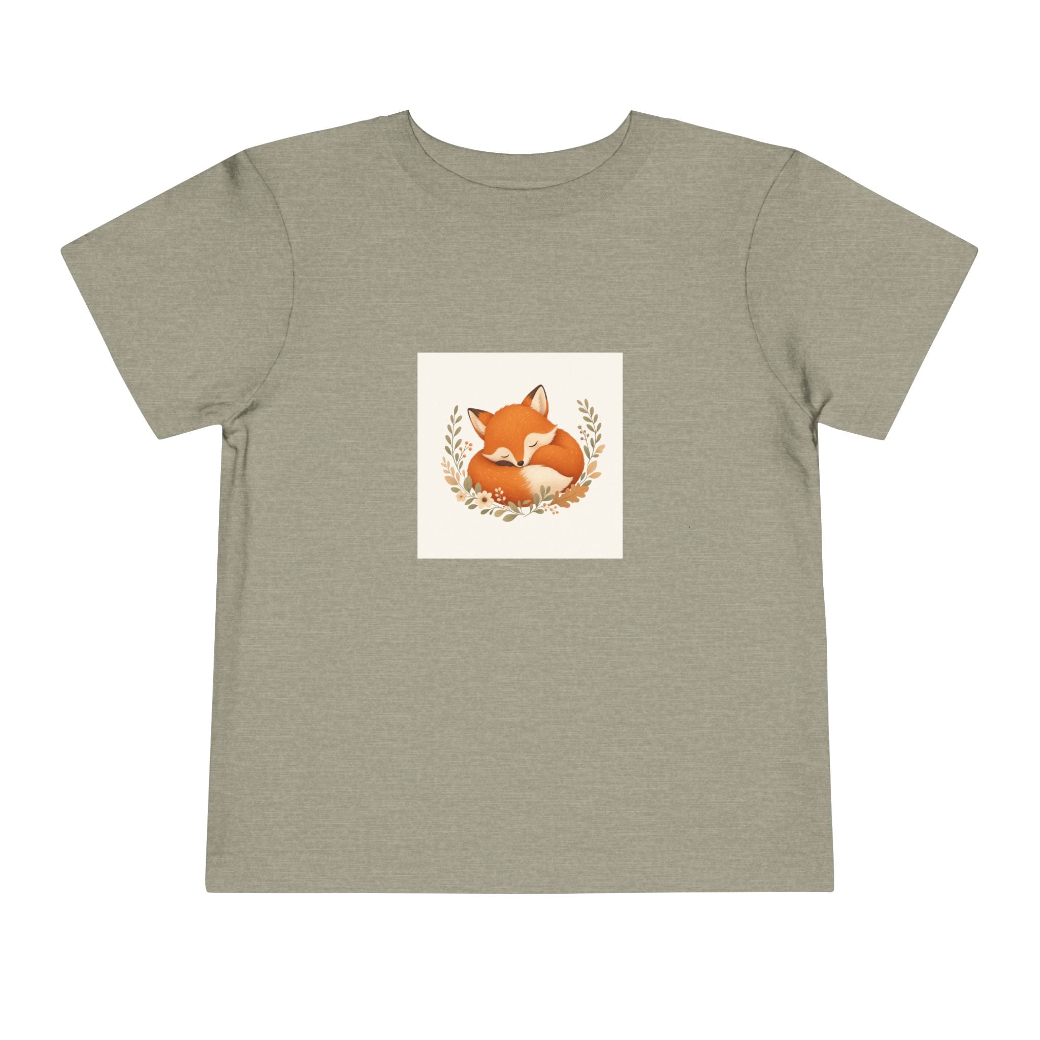 Clever Fox soft toddler tee from the Nureli collection, view 6