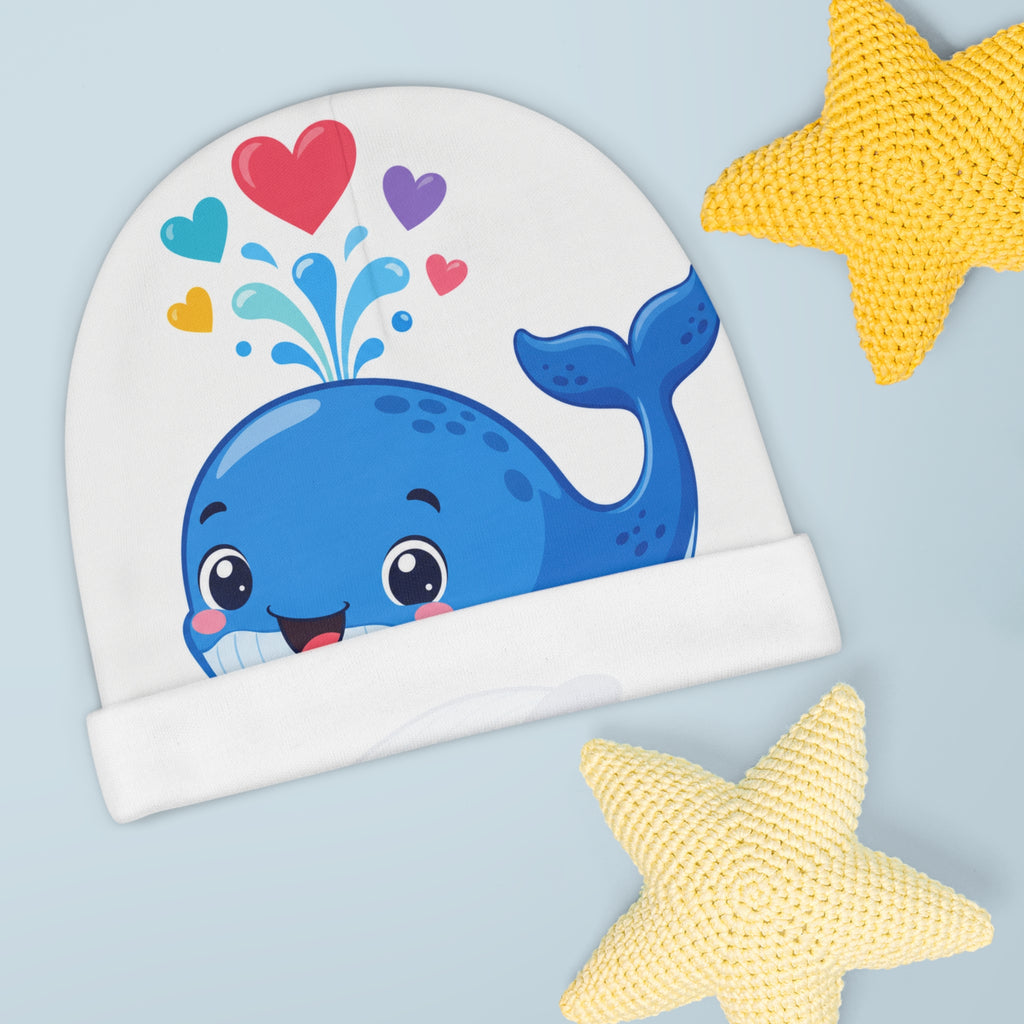 Happy Whale Baby Beanie — Nureli Kids