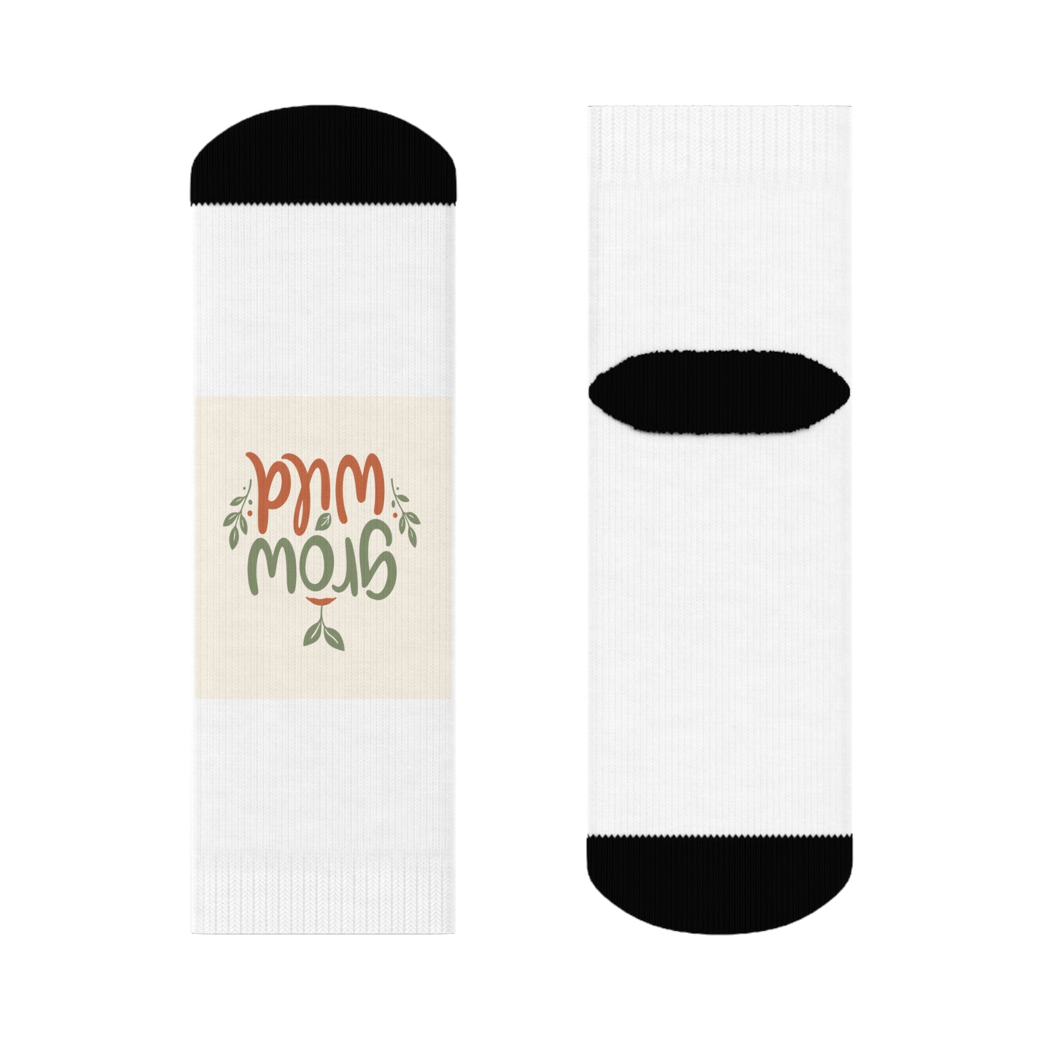 Grow Wild kids crew socks from the Nureli collection, view 2
