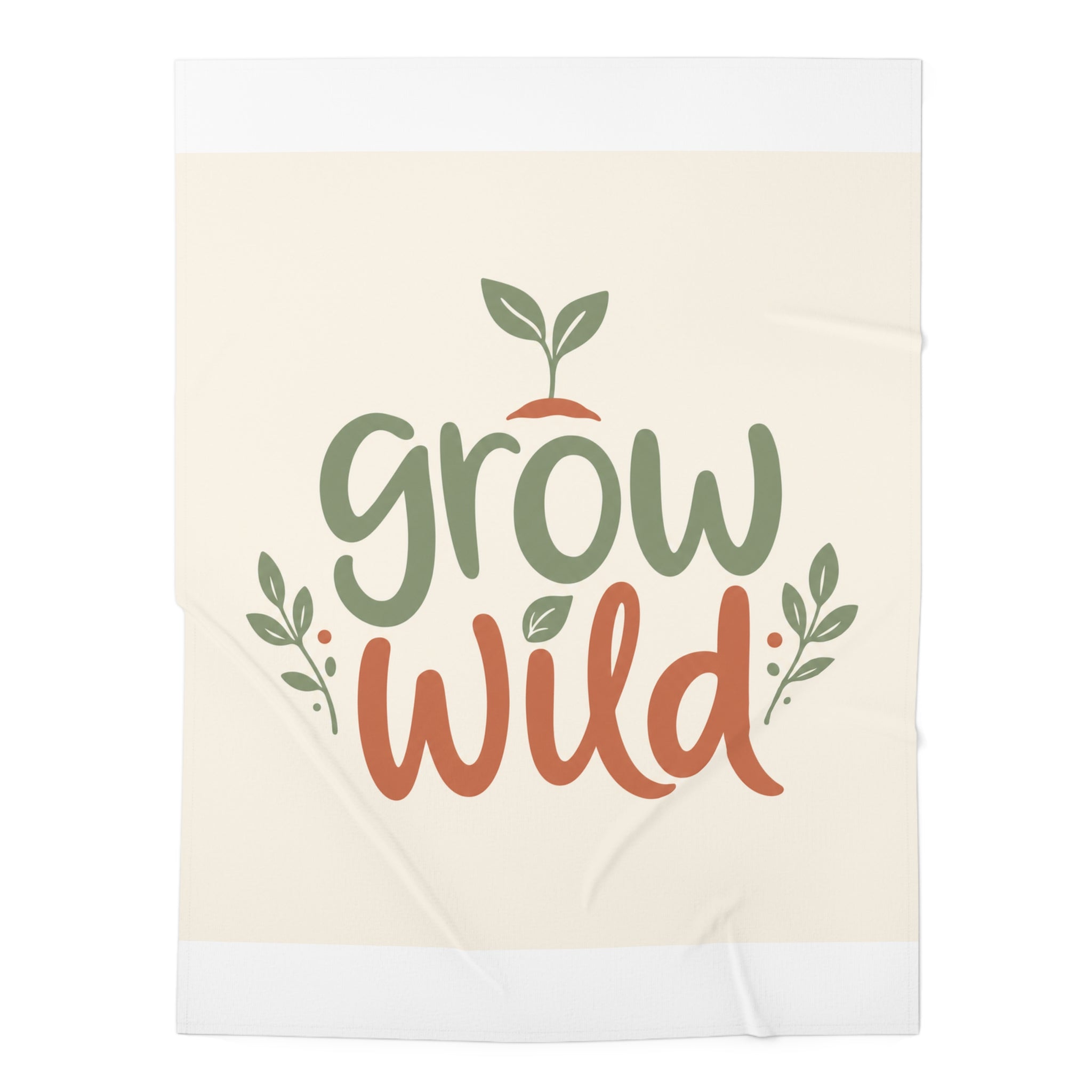 Grow Wild baby swaddle blanket for newborns by Nureli Kids